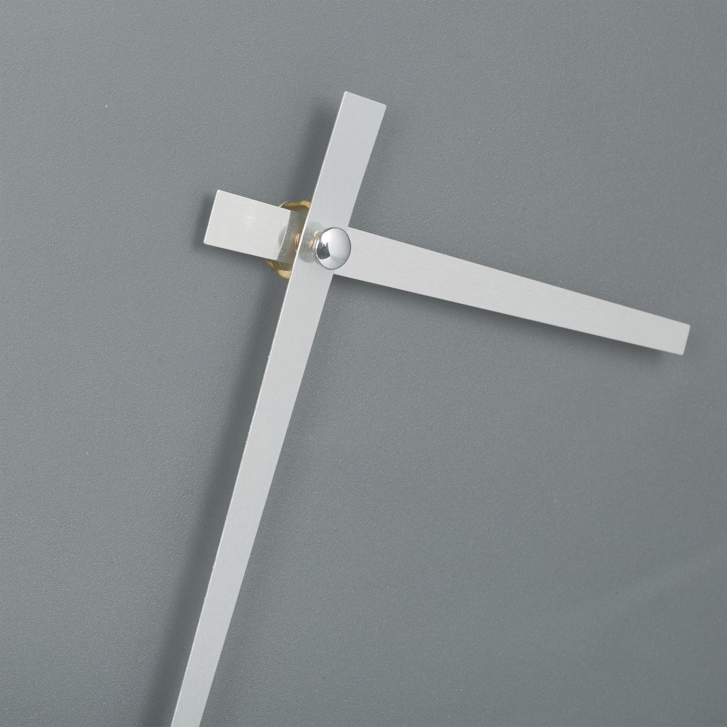 Gray wall clock