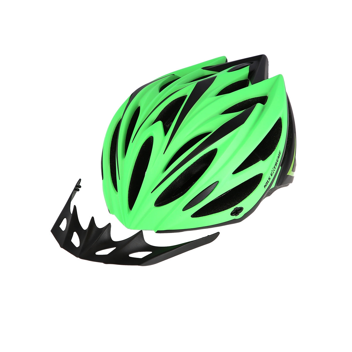 Green-Black Helmet, Size S (48-53 cm)
