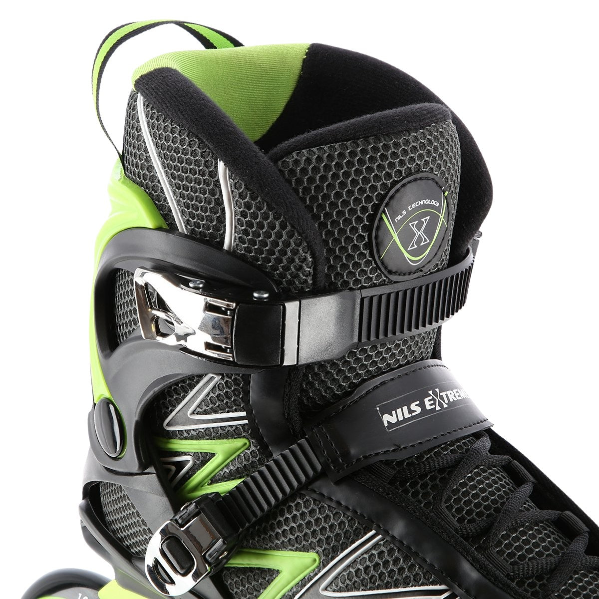 Green Inline Skates, Size 38, Adjustable Fit