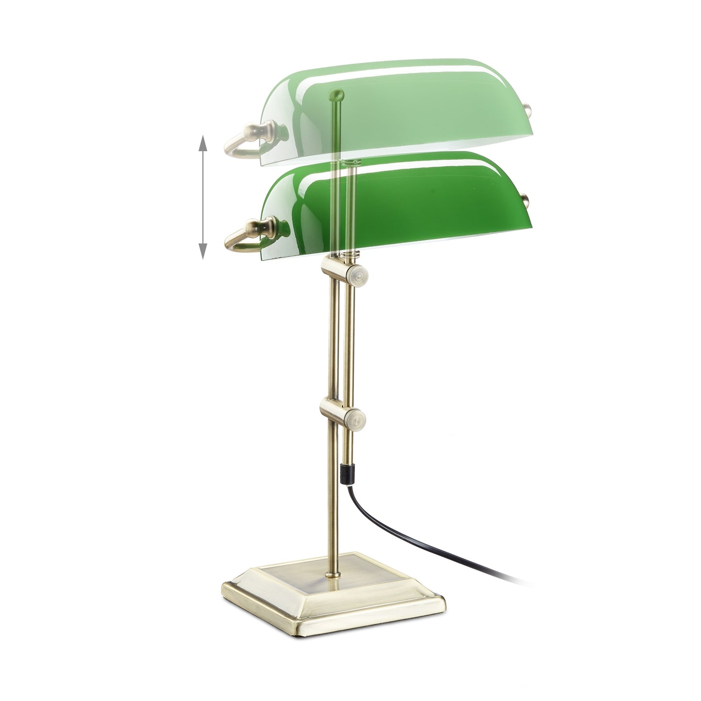 Green banker lamp