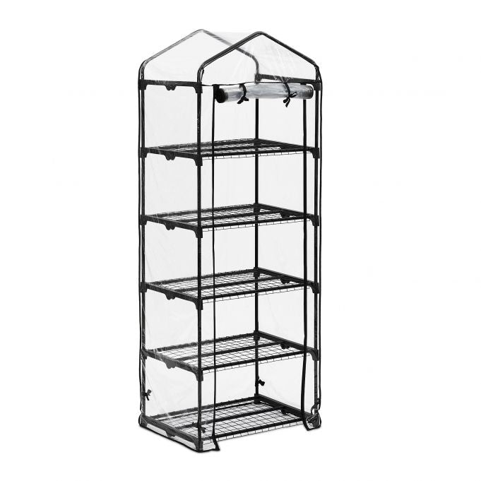 Greenhouse with 5 shelves for balcony