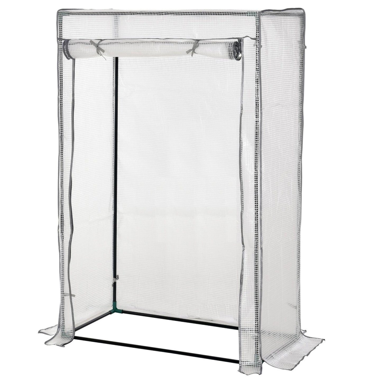 White greenhouse for vegetables & flowers, 101x50x150 cm