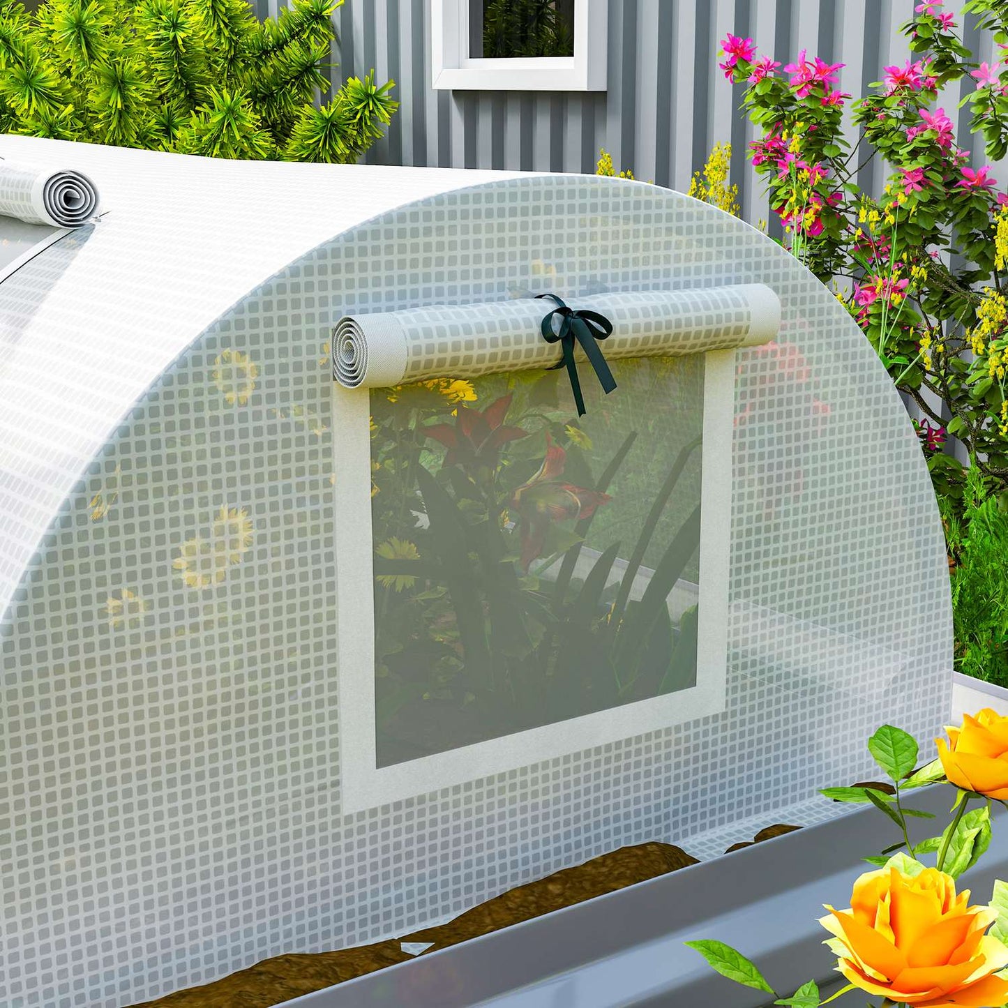 Tomato greenhouse, UV-protected, winter-proof, water-repellent