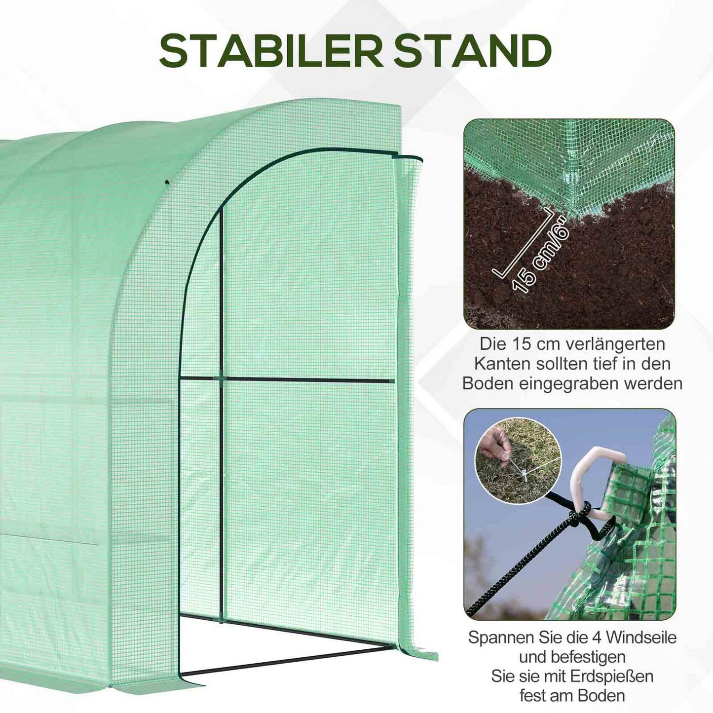 Wall-mounted steel greenhouse with shelves and windows