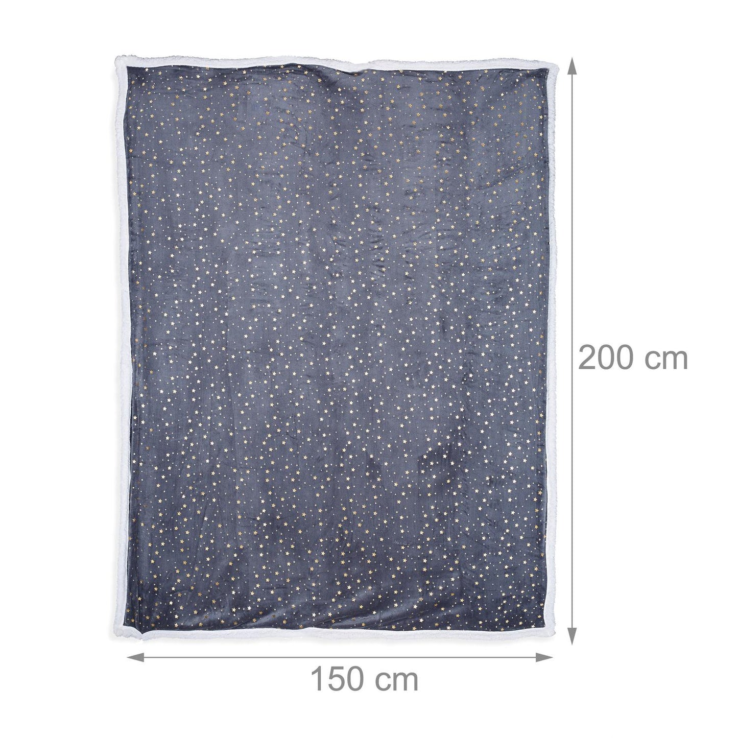 Grey Cuddle Blanket 150x200 cm