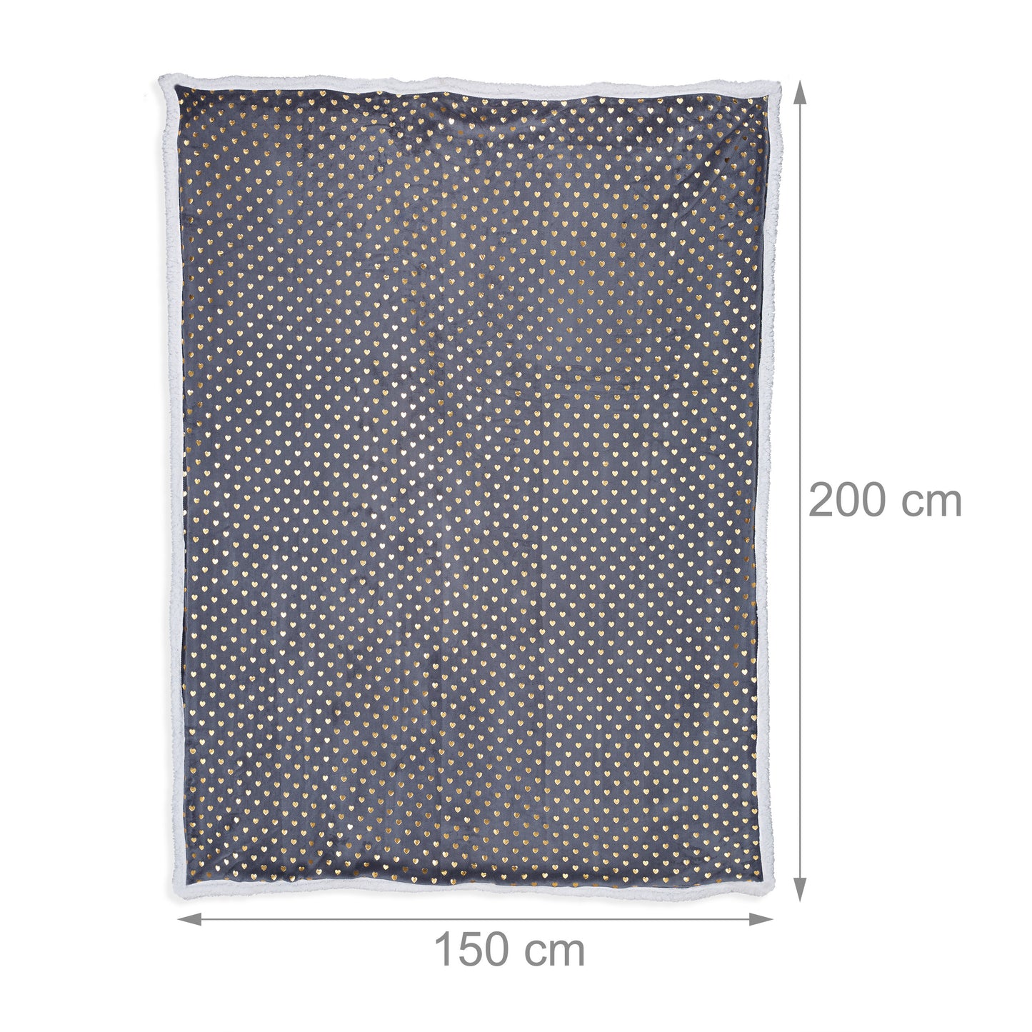 Grey Cuddle Blanket 150x200 cm