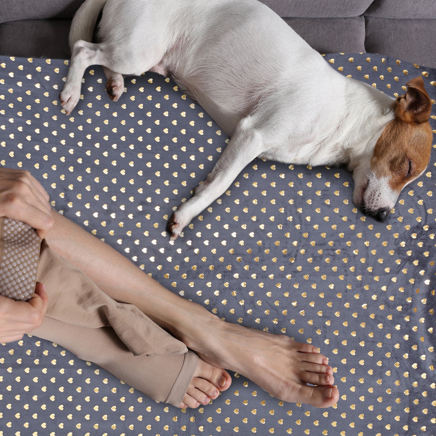 Grey Cuddle Blanket 150x200 cm