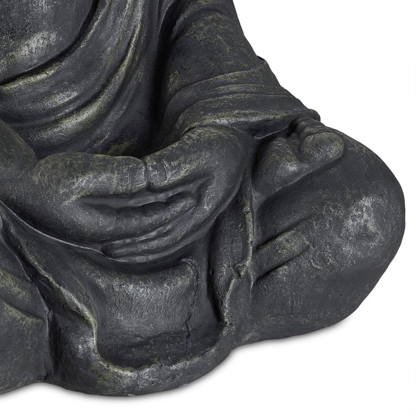 Grey Vintage-Looking Buddha Statue 70 cm