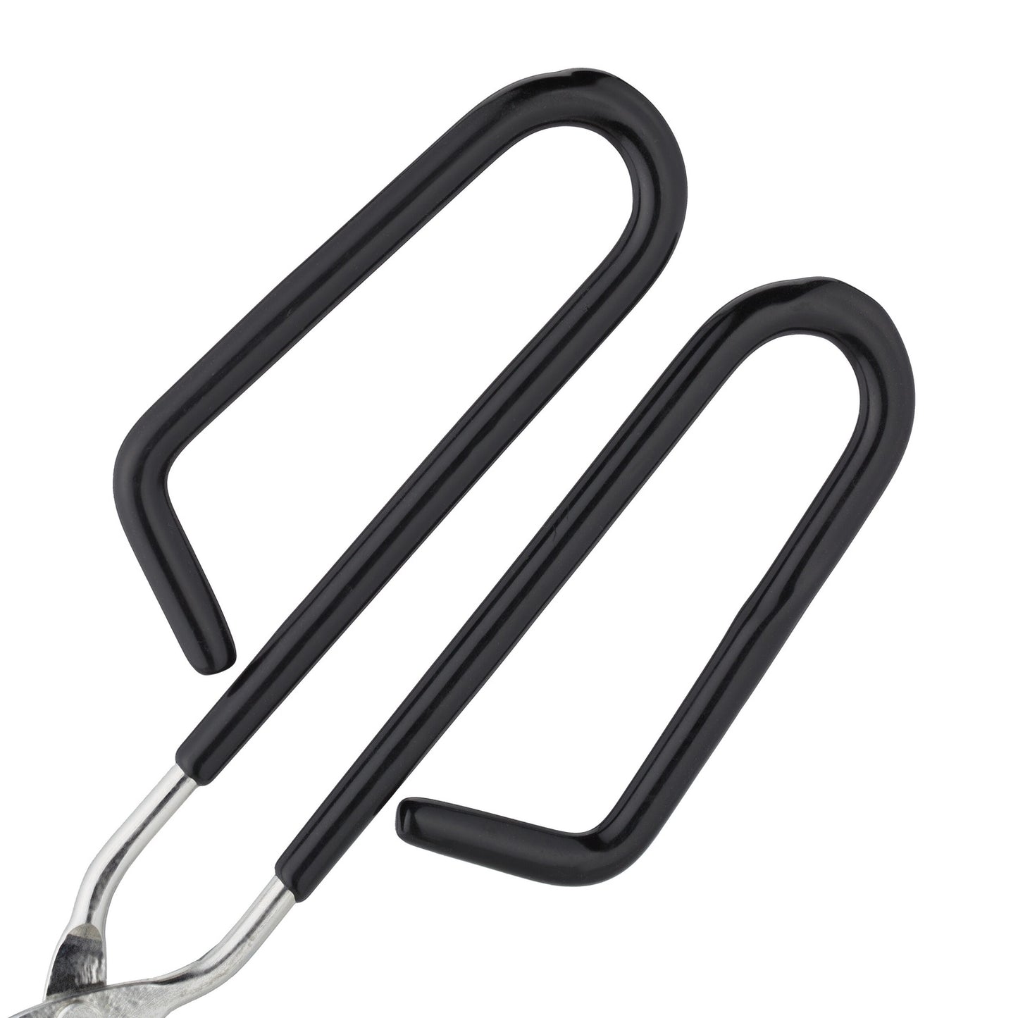 Grill Tongs Set of 3, Stainless Steel with Rubber Handle