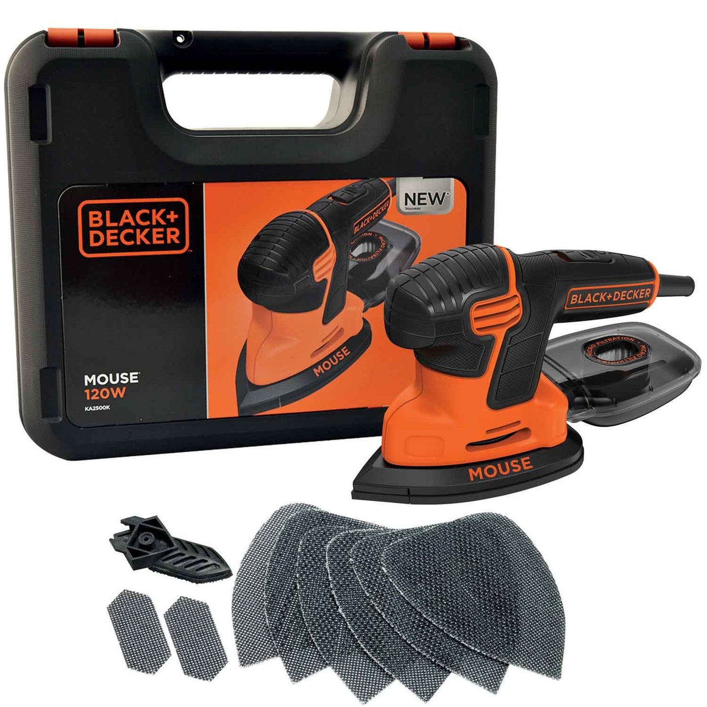 Grinding mouse 120W incl. accessories