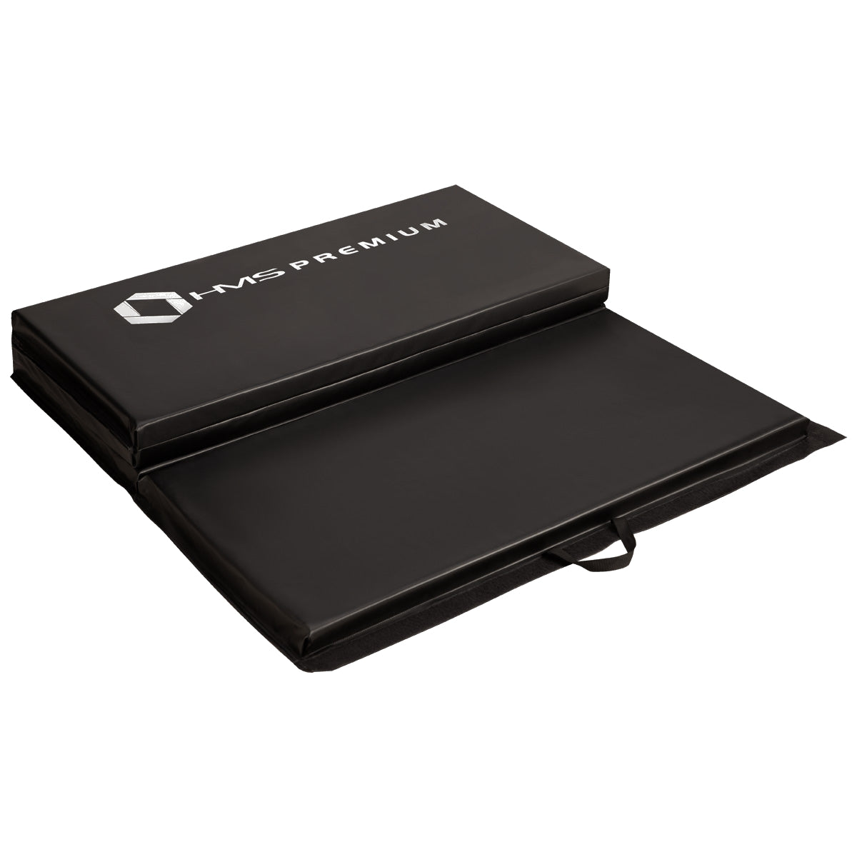 Gymnastic Foldable Mattress, 2400x1200mm, Black