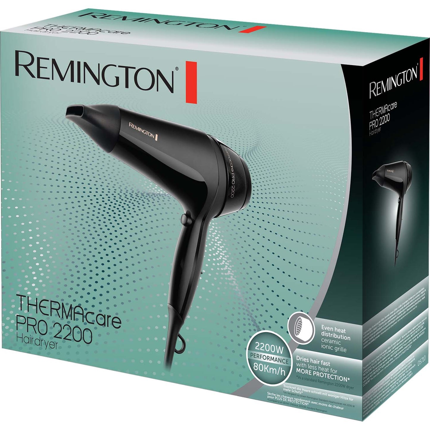 Hair Dryer 2200W, 3 Heat Settings, 2 Speeds