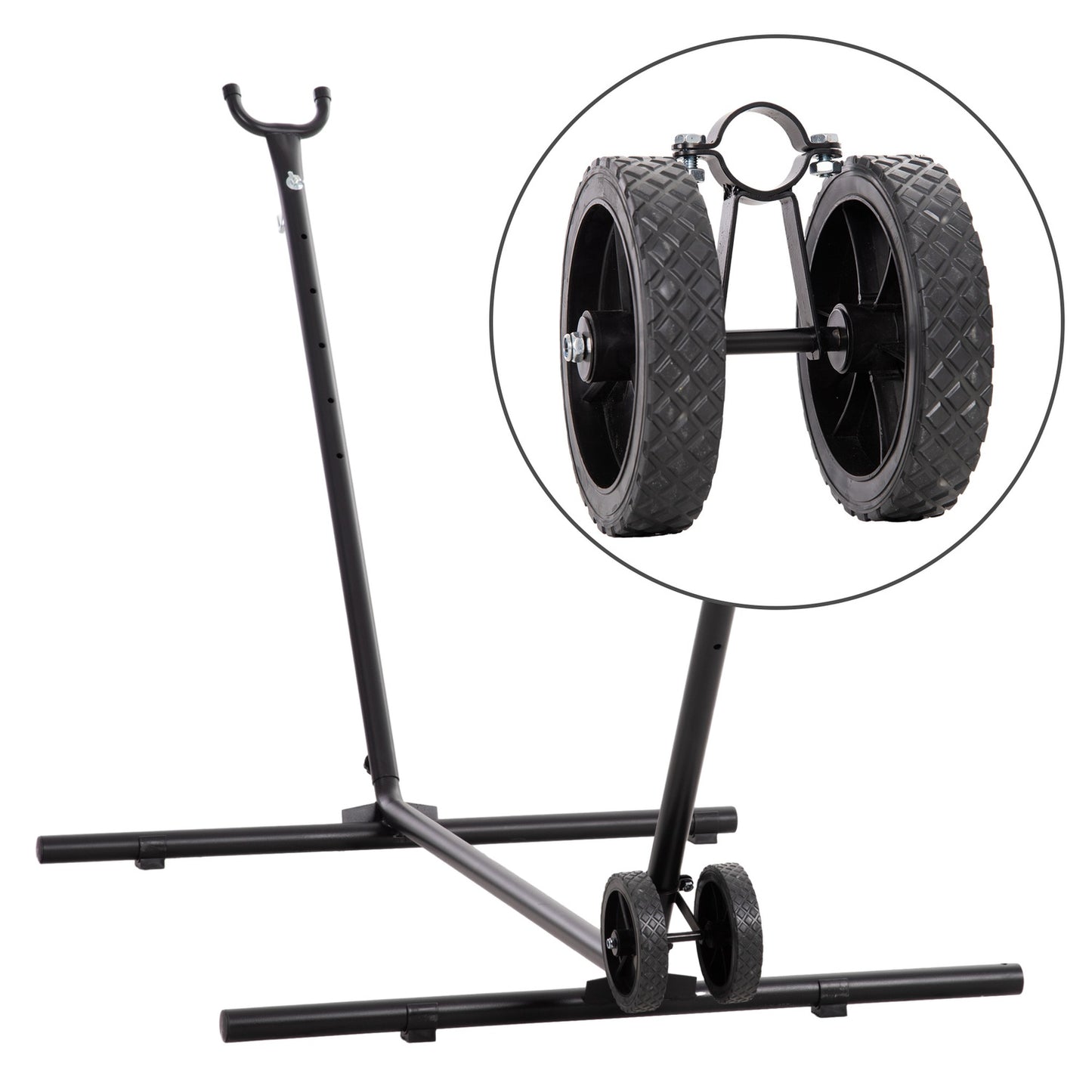 Wheel set for hammocks, Universal, Weatherproof, Black