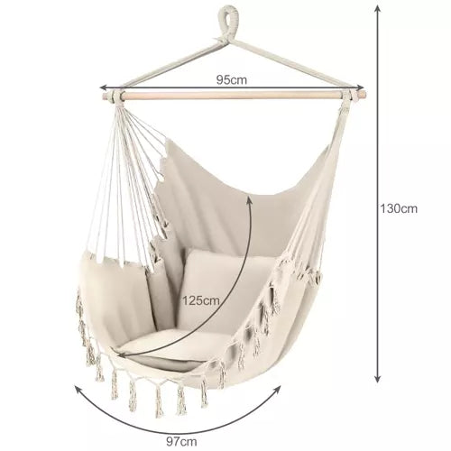 Hammock - beige Brazilian chair Gardlov 20938