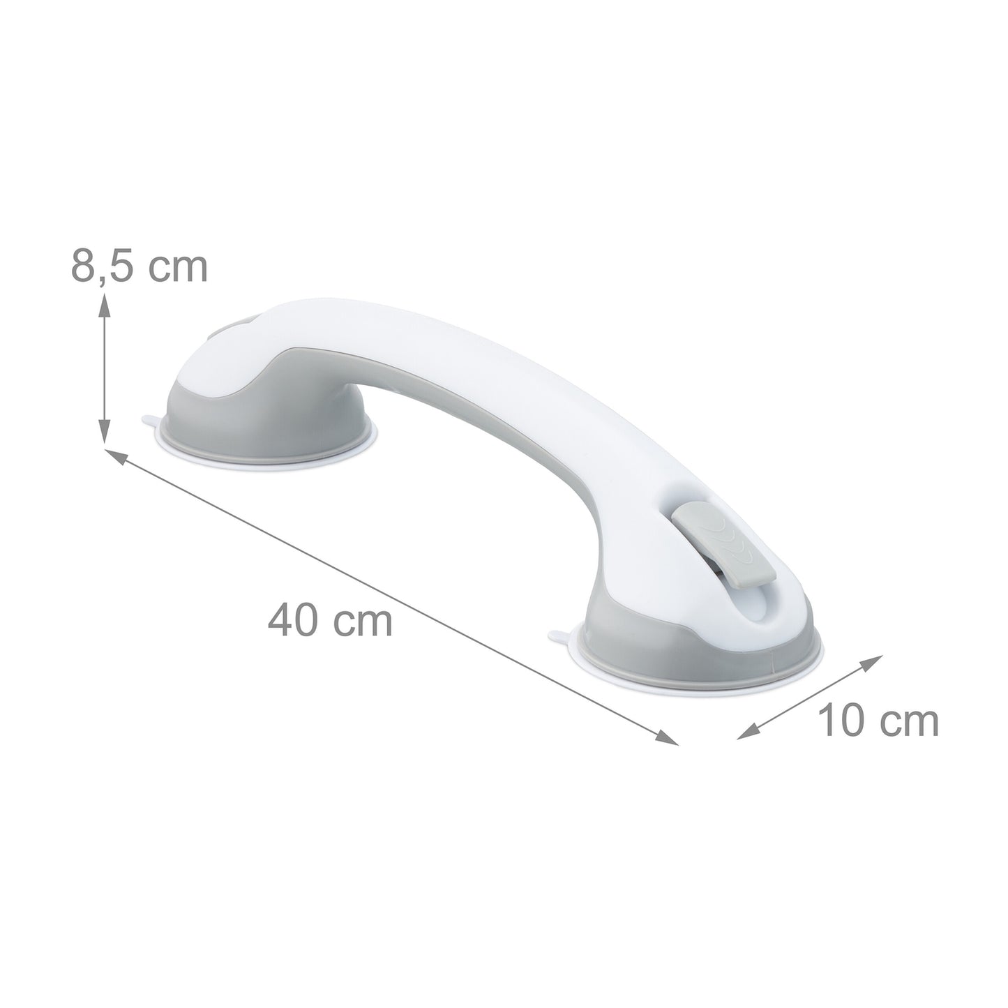 Handle with suction cup