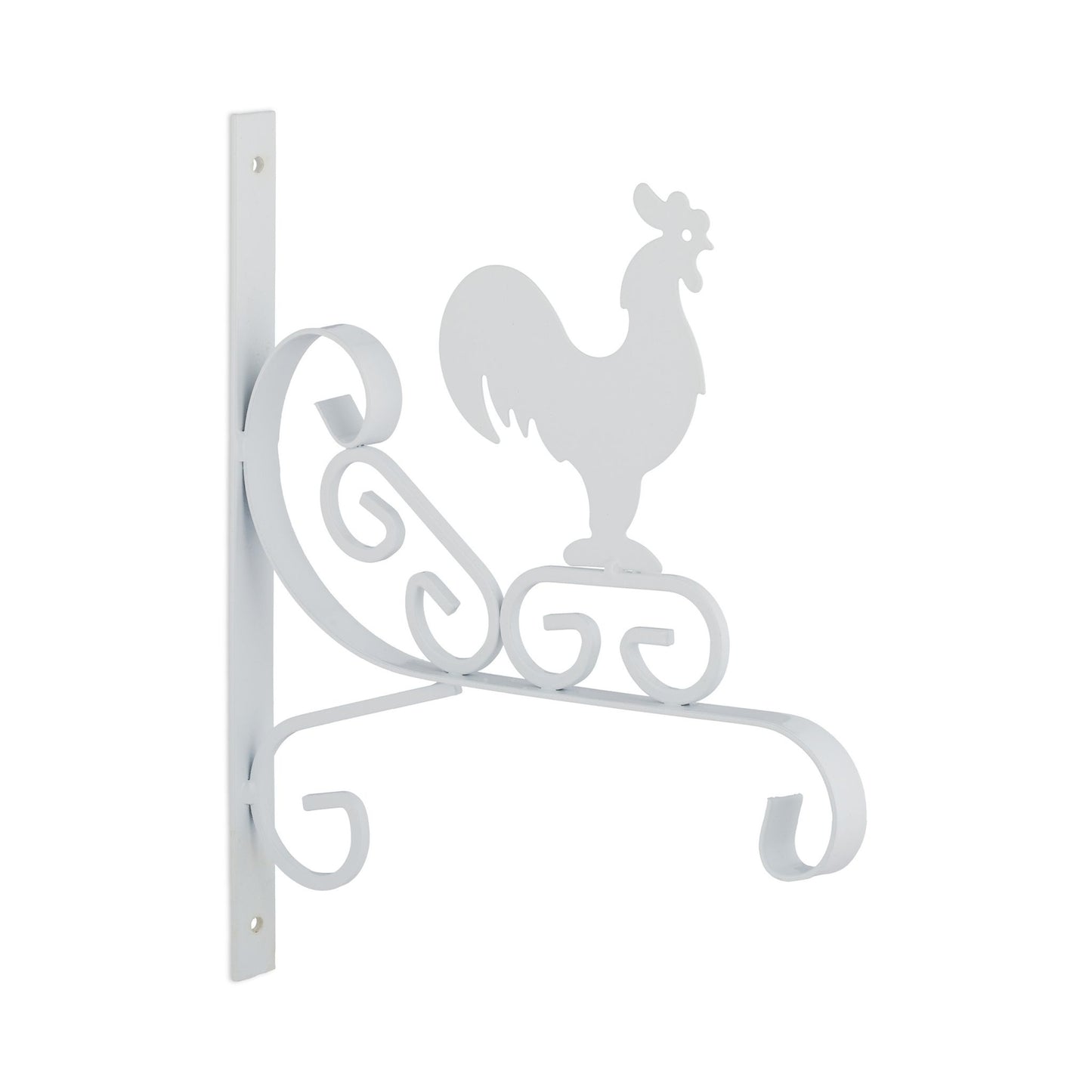 Hanging Basket Bracket with Rooster