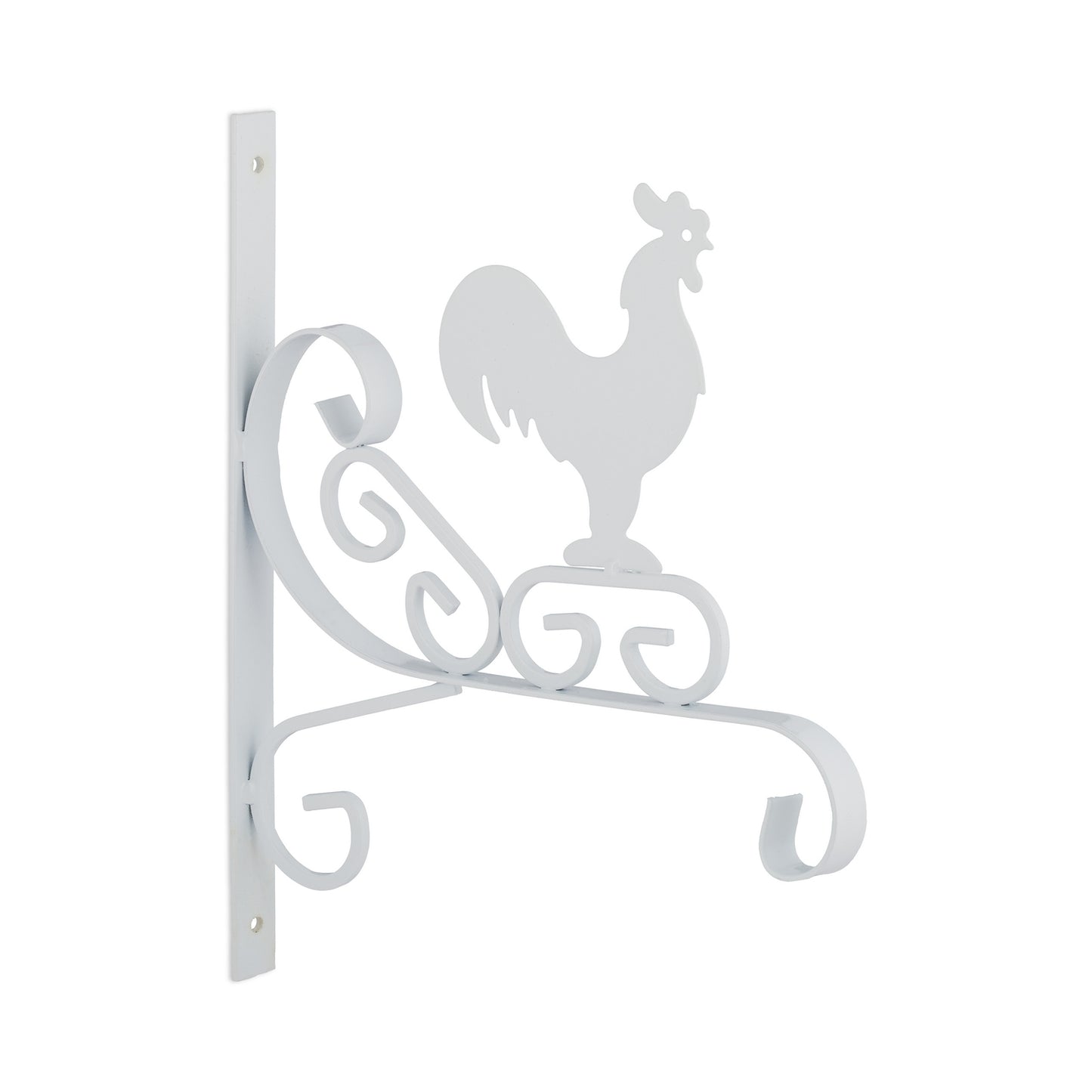 Hanging Basket Bracket with Rooster