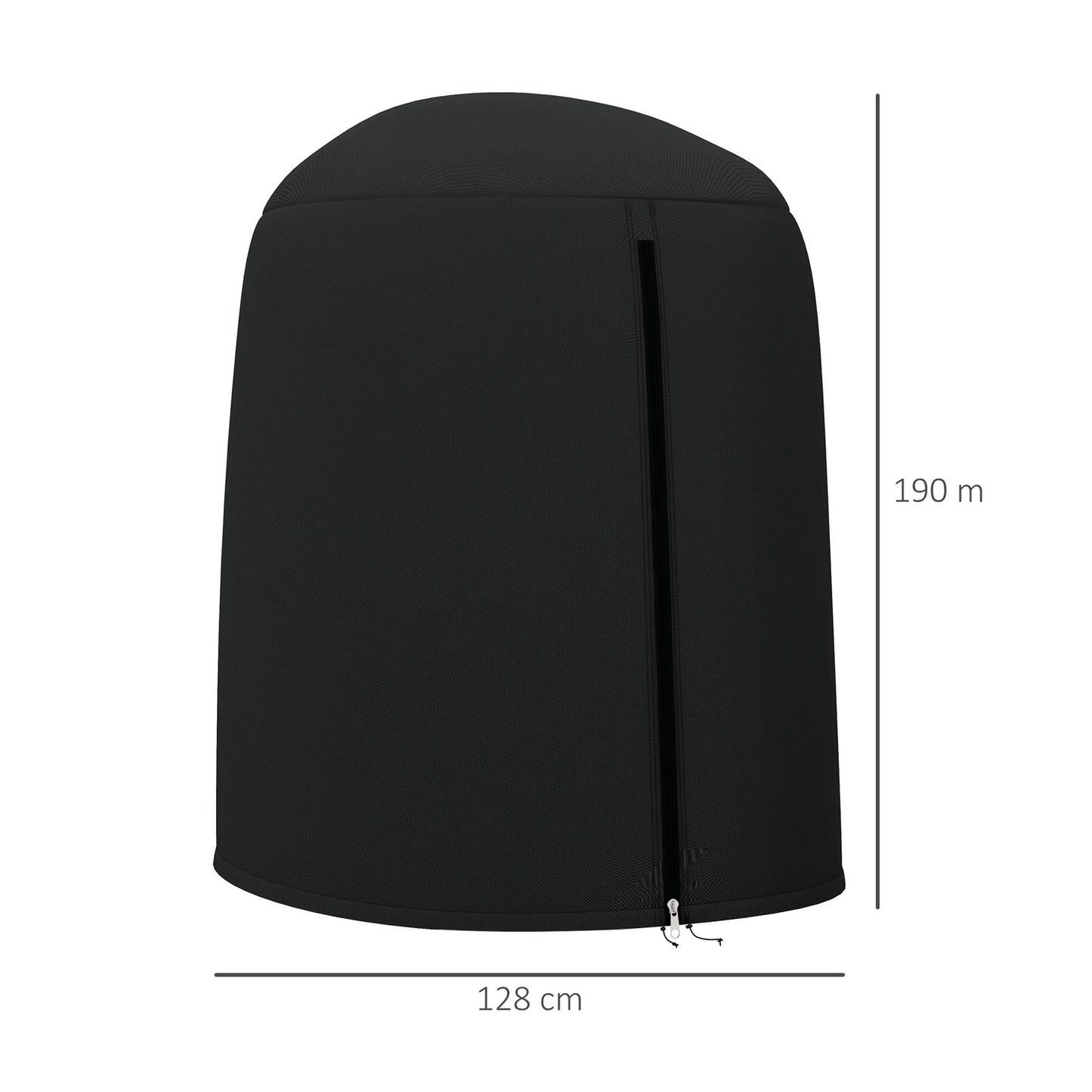 Waterproof Hanging chair cover with UV protection, Ø128x190 Cm