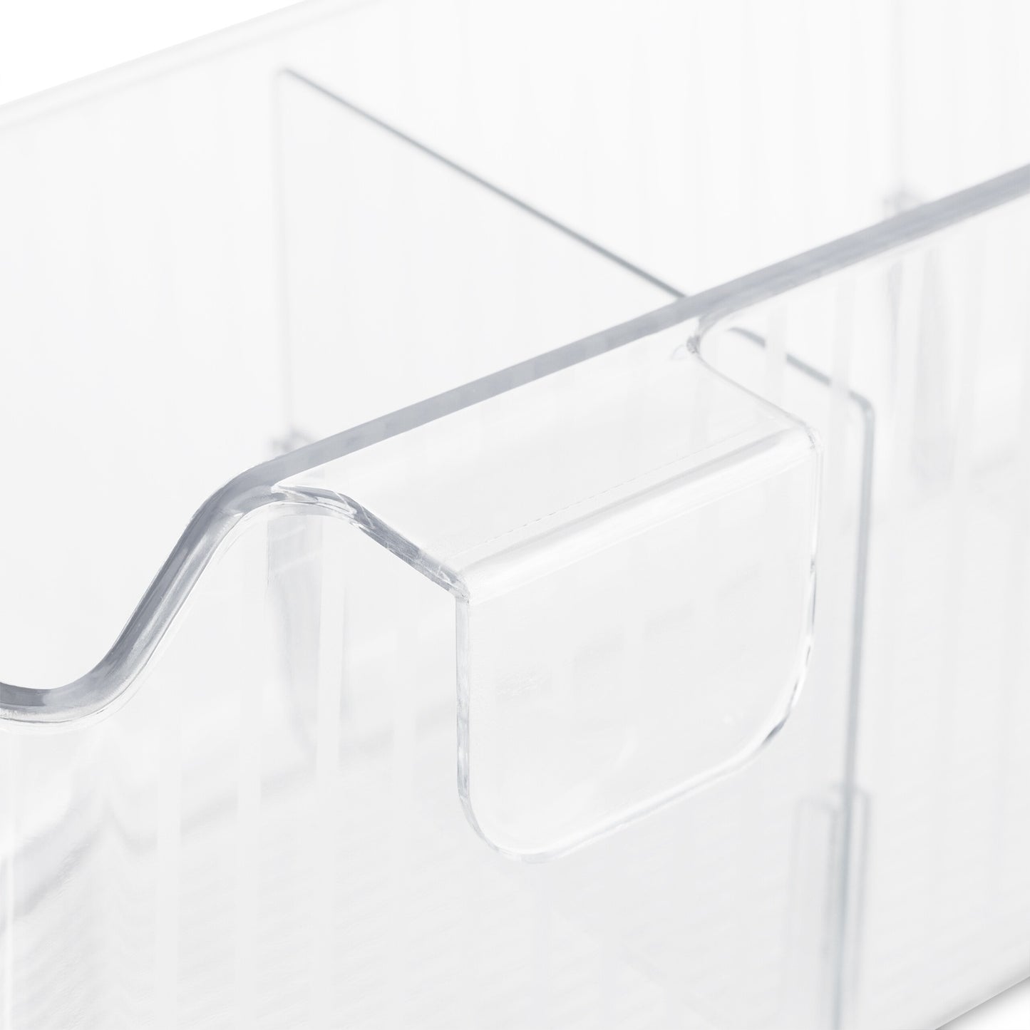Hanging Door Organisers, 4 Slots, Transparent Baskets