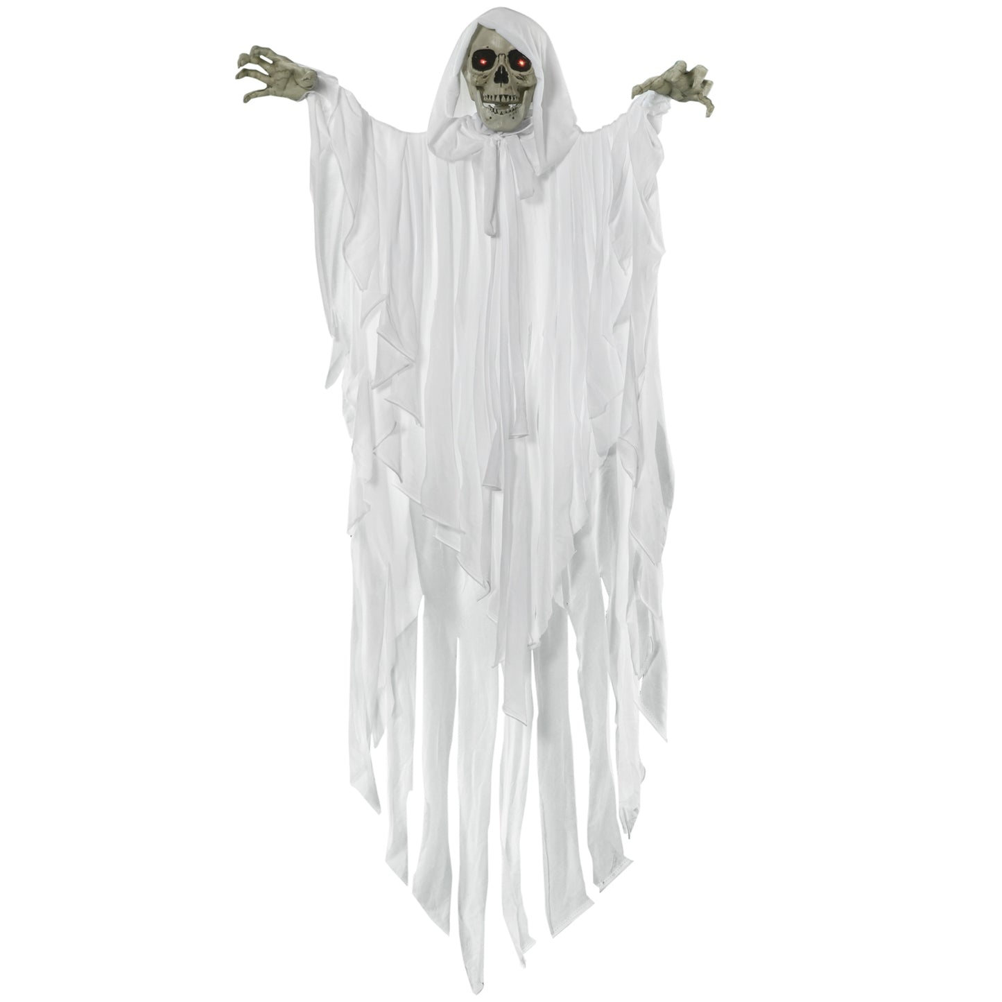Hanging Glow-In-The-Dark Skeleton With Sound, 153 cm