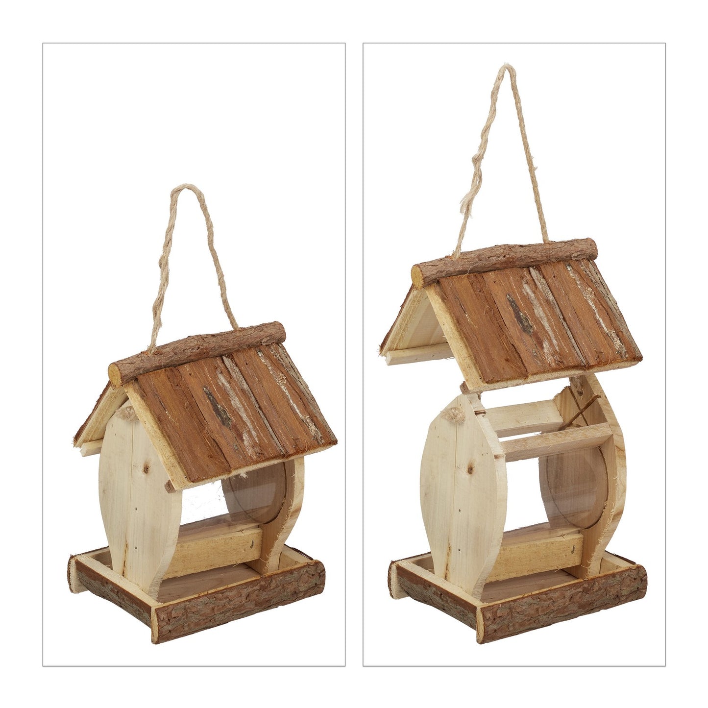Hanging bird feeder