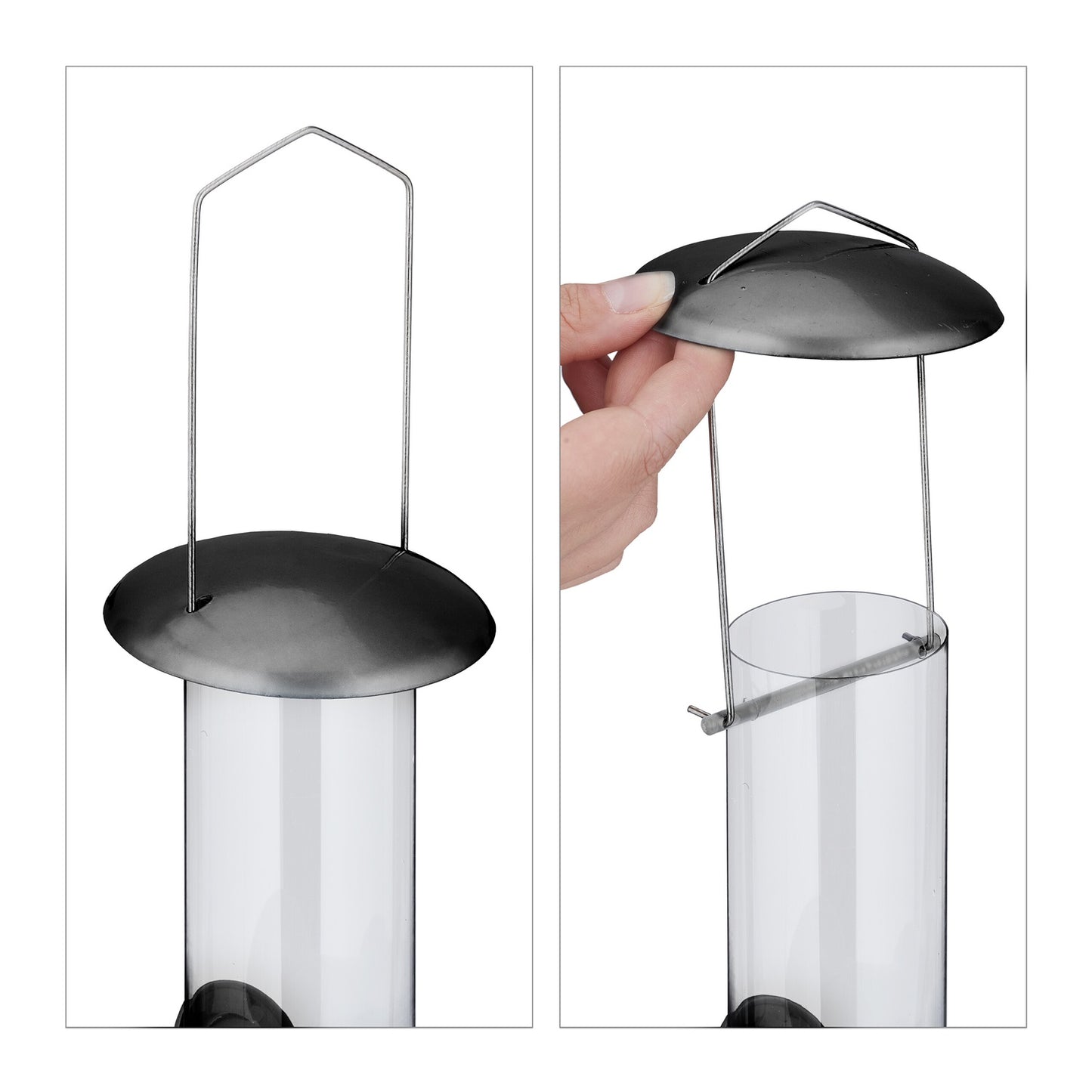 Hanging bird feeder