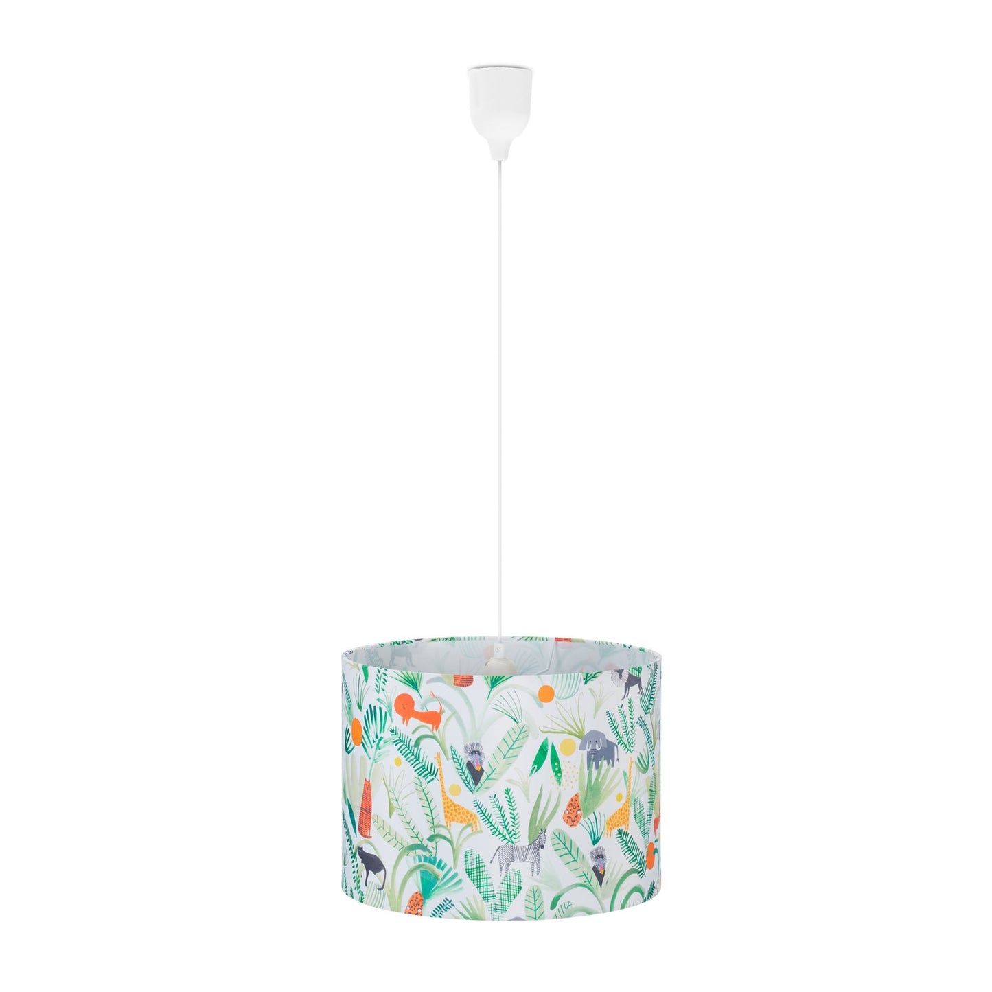Hanging jungle lamp for the children's room