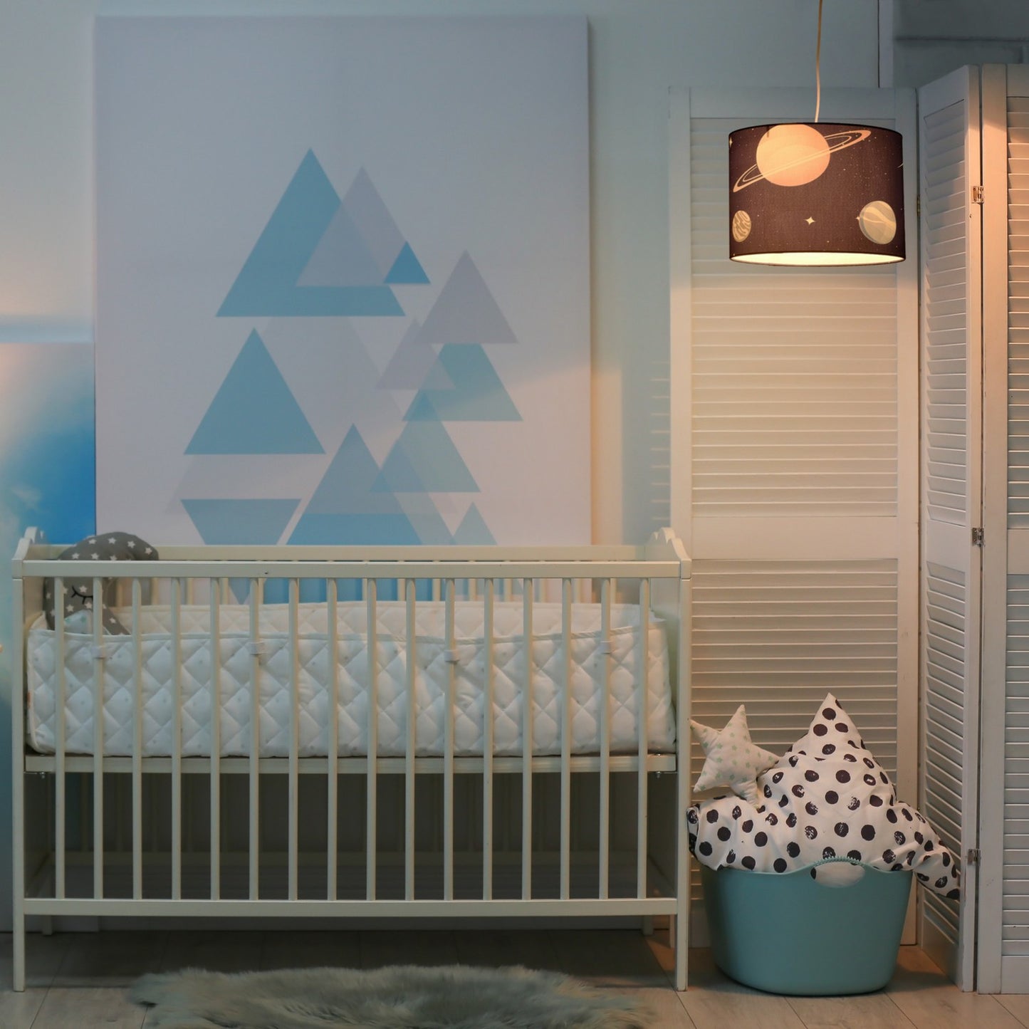 Hanging lamp for the children's room Planeter