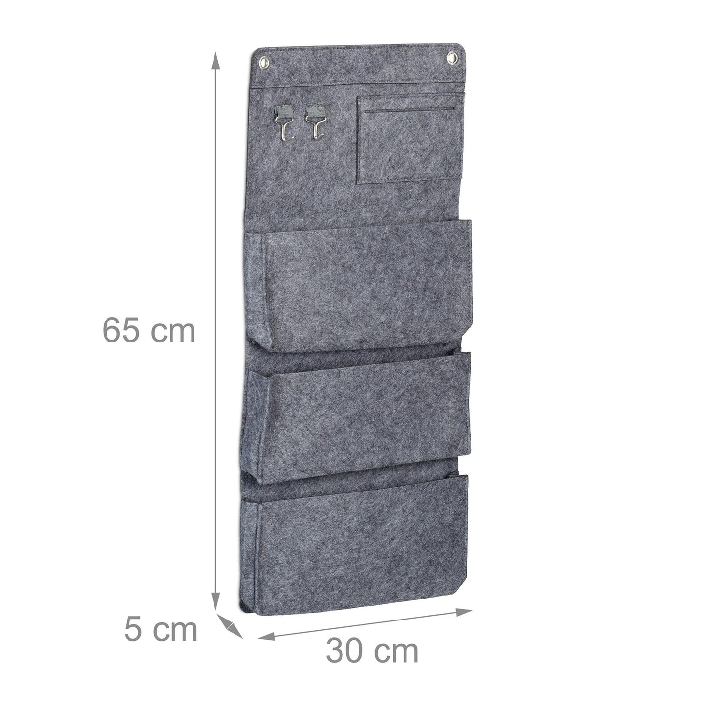 Hanging organizer set of 2 3 compartments