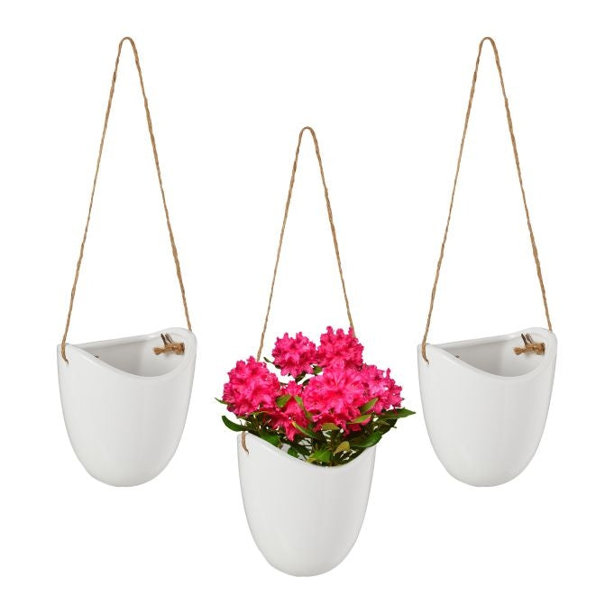 Hanging wall vase - set of 3