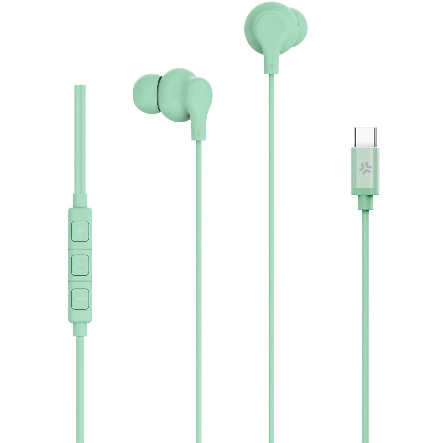 Headphones In-Ear Cable USB-C UP1600 Light green