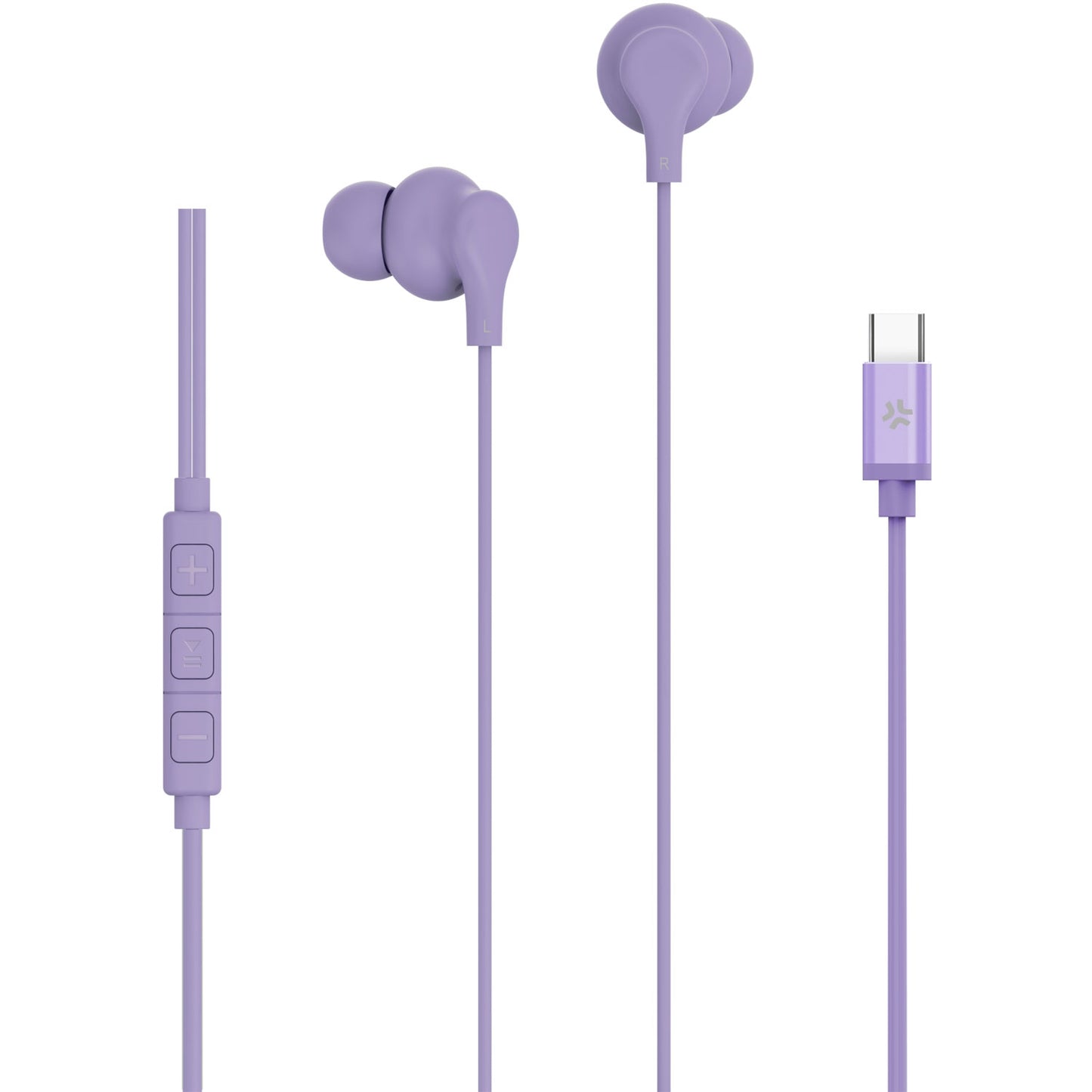 Headphones In-Ear Cable USB-C UP1600 Purple