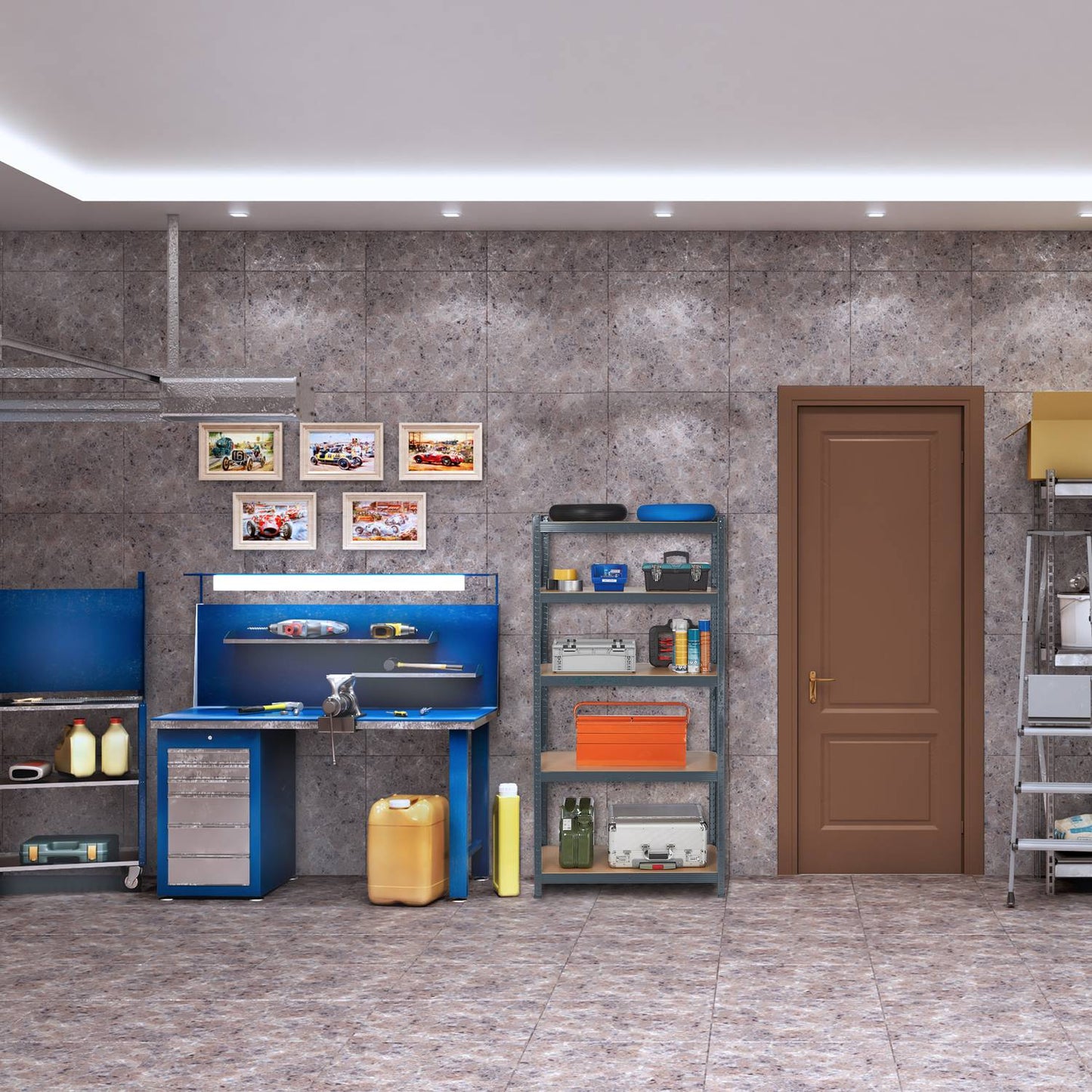 Heavy Duty Shelving Unit with 5 Levels