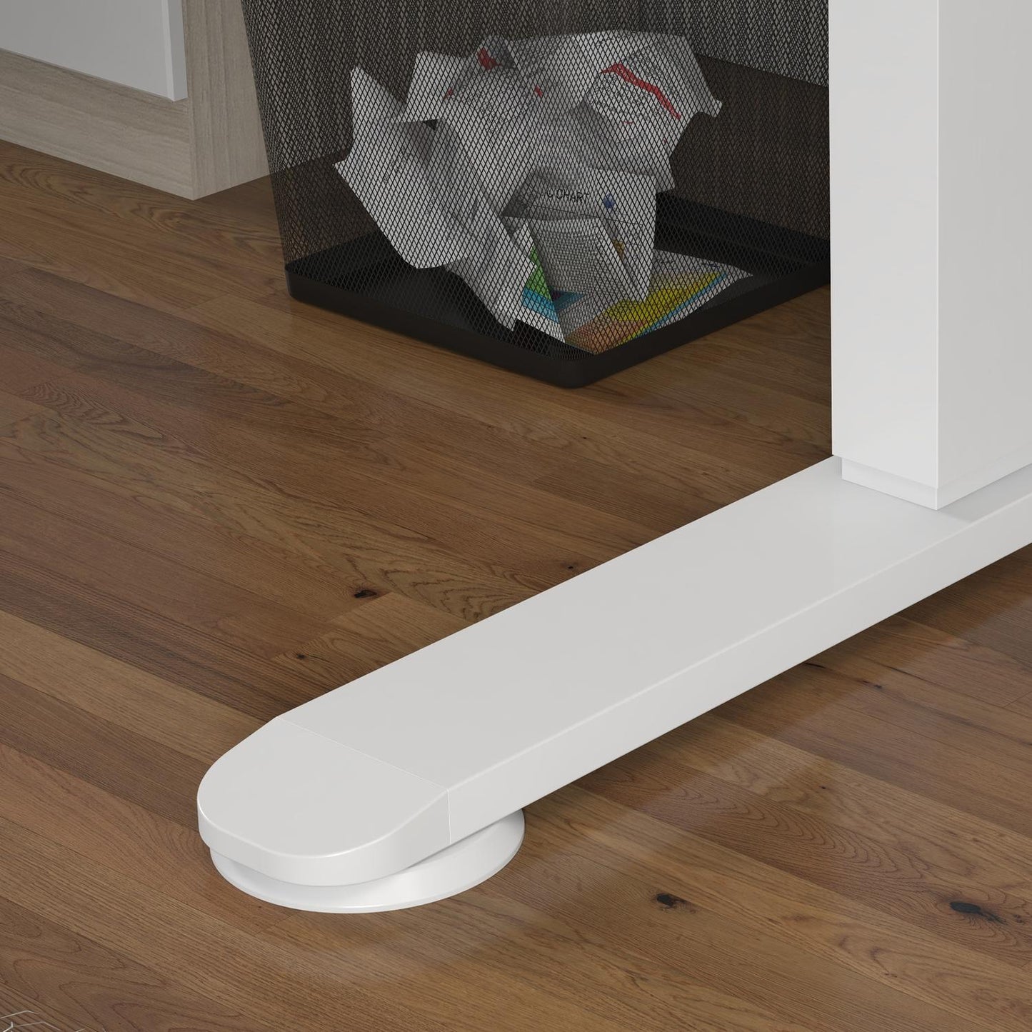 Electric height-adjustable desk with memory and anti-collision