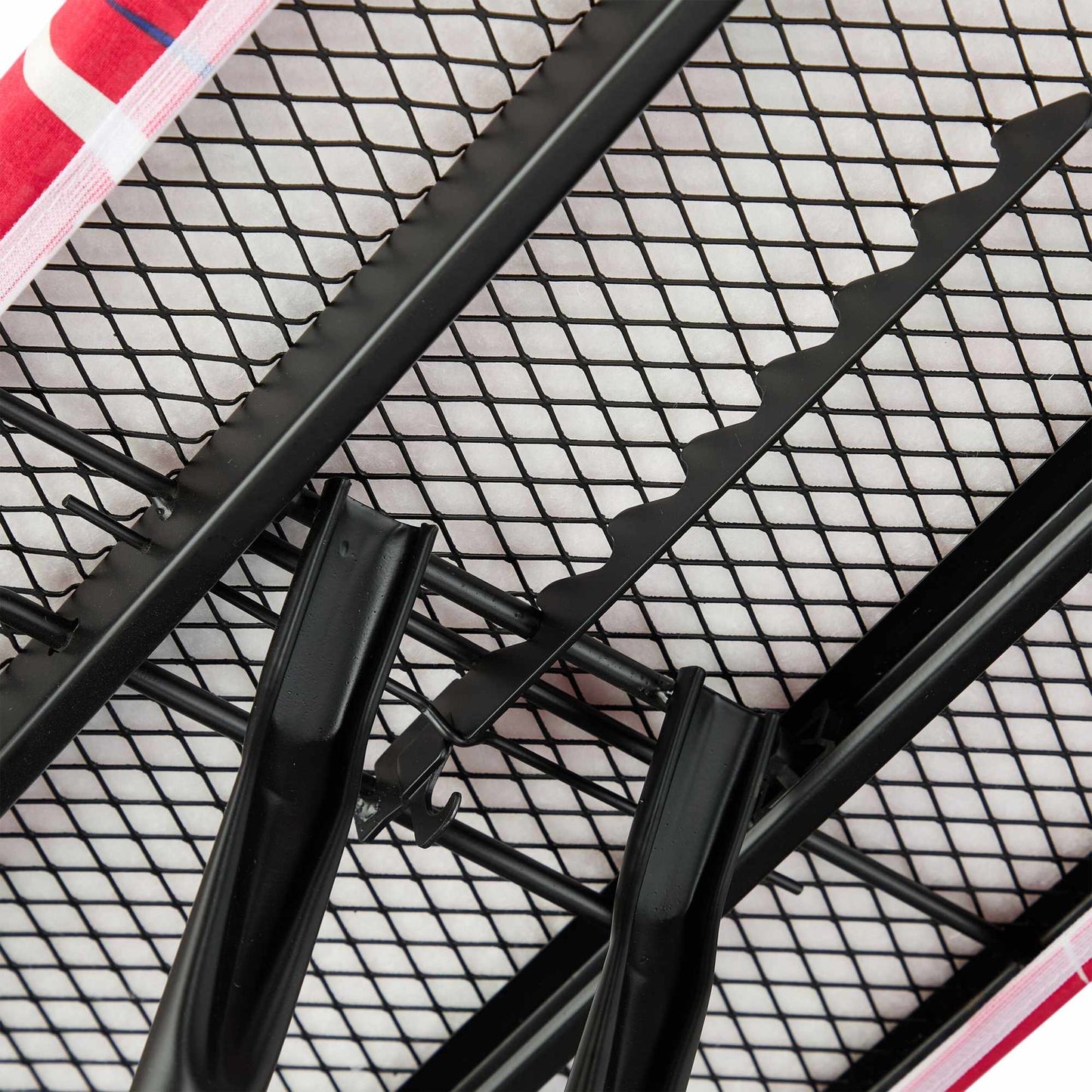 Height-Adjustable Ironing Board with Garment Racks