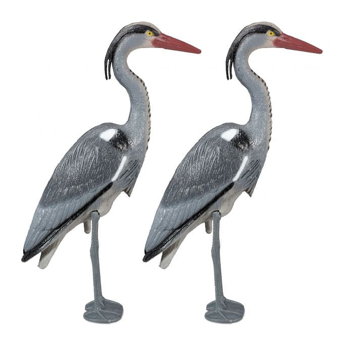 Heron garden figure set of 2
