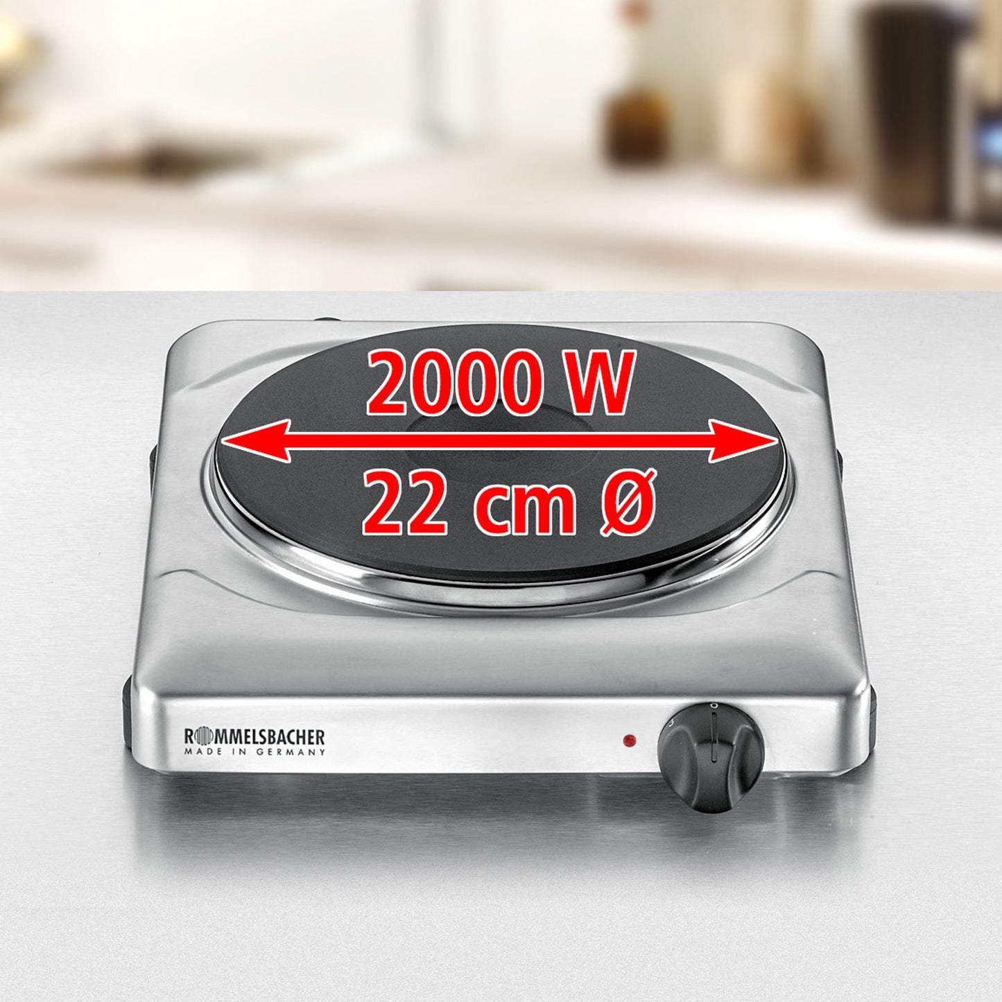 Hob RF 22cm THS 2022/E 2000W Made in Germany