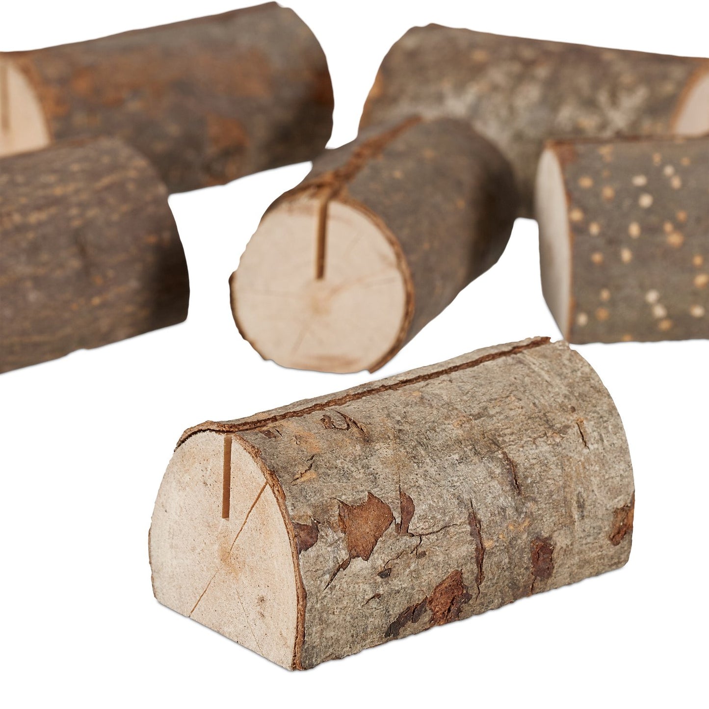 Holders for location cards, wooden set of 48