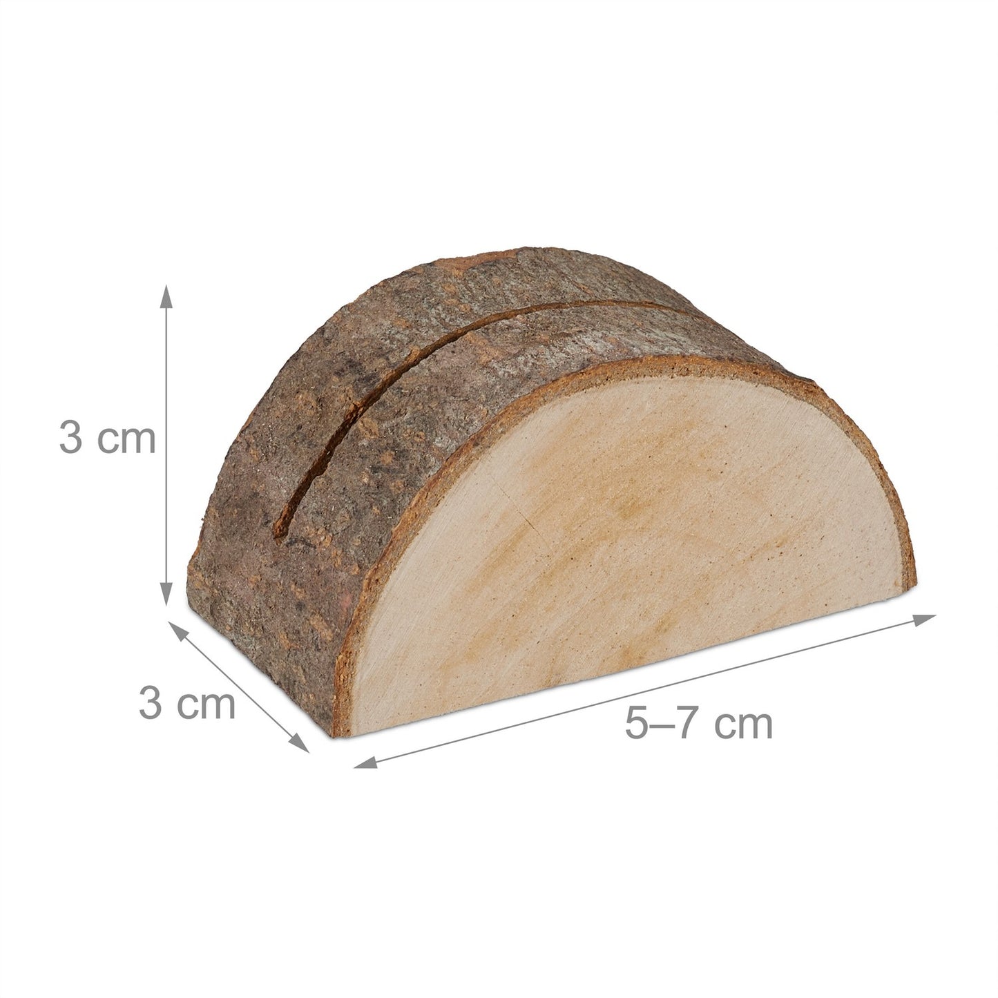Holders for location cards, wooden set of 48
