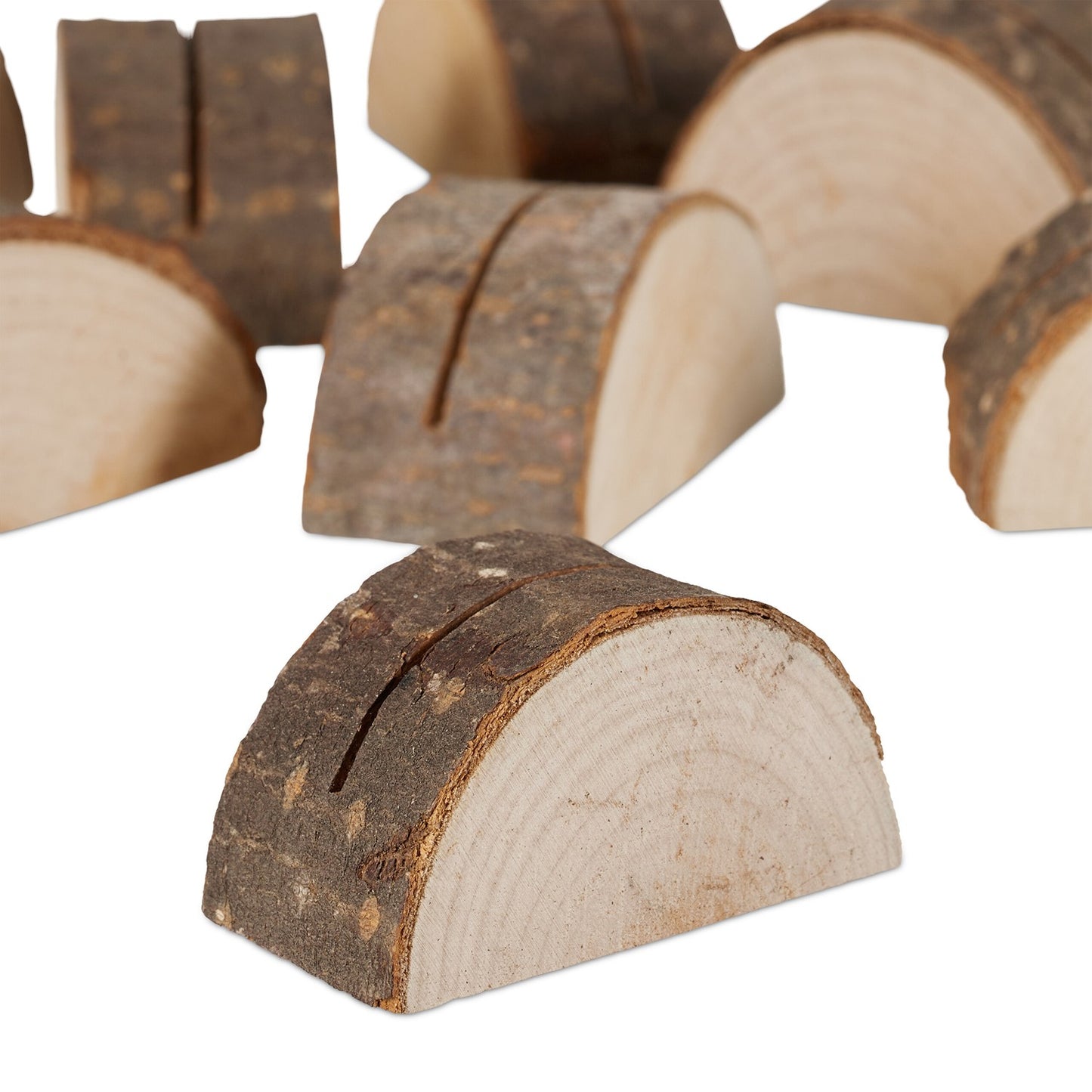 Holders for location cards, wooden set of 48