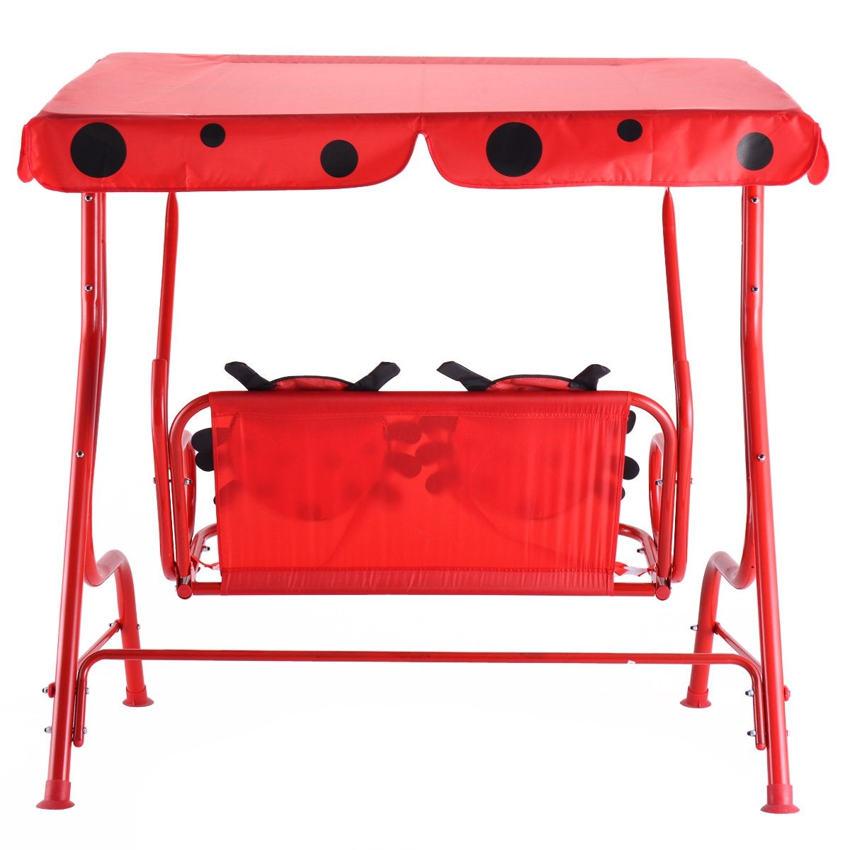 Hollywood swing 2-seater children's garden swing ladybug red 117 x 78 x 116 cm