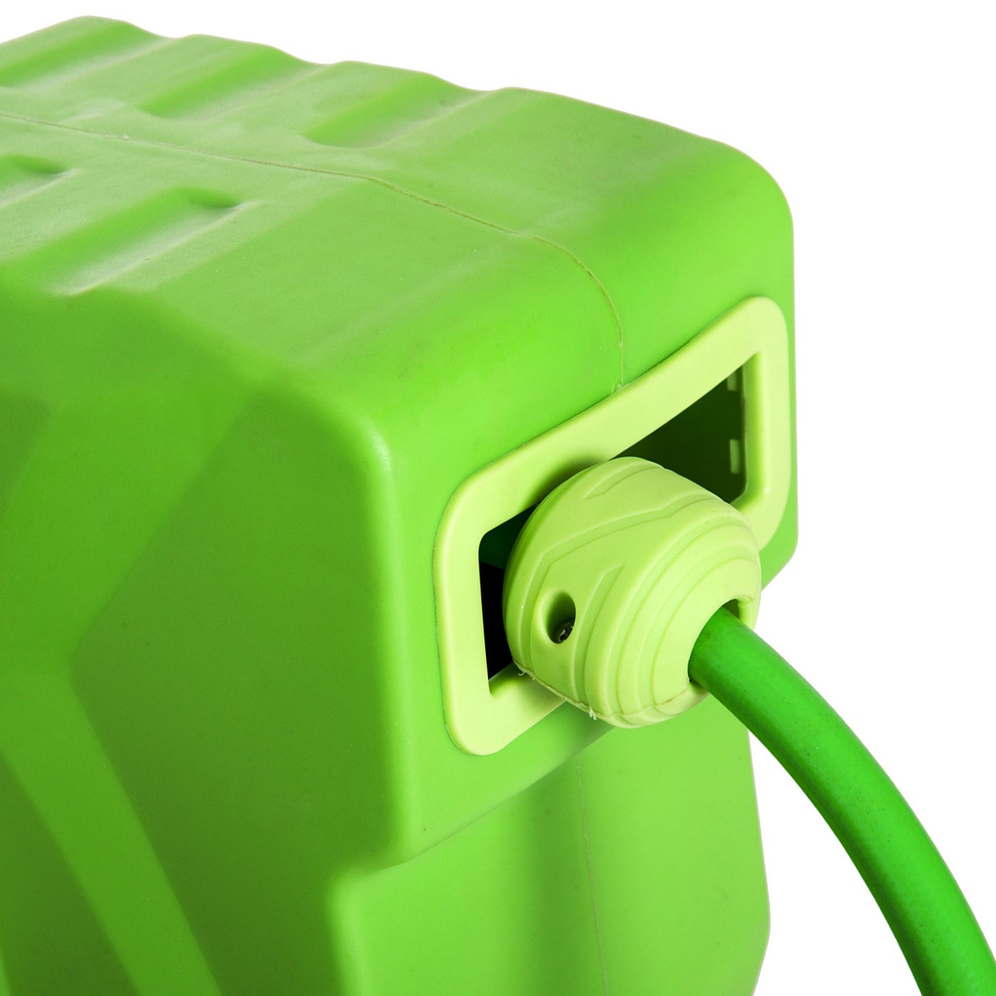 Automatic hose reel 15M - Swivel, green, for air & gardening