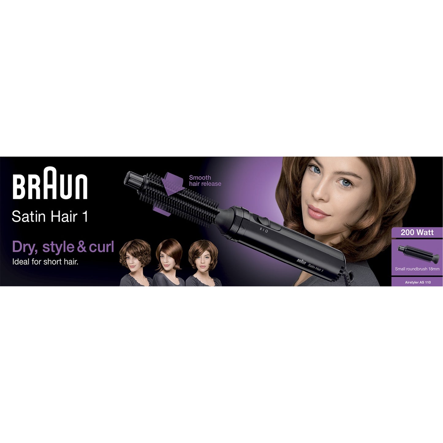 Hot air brush Satin Hair 1 AS110