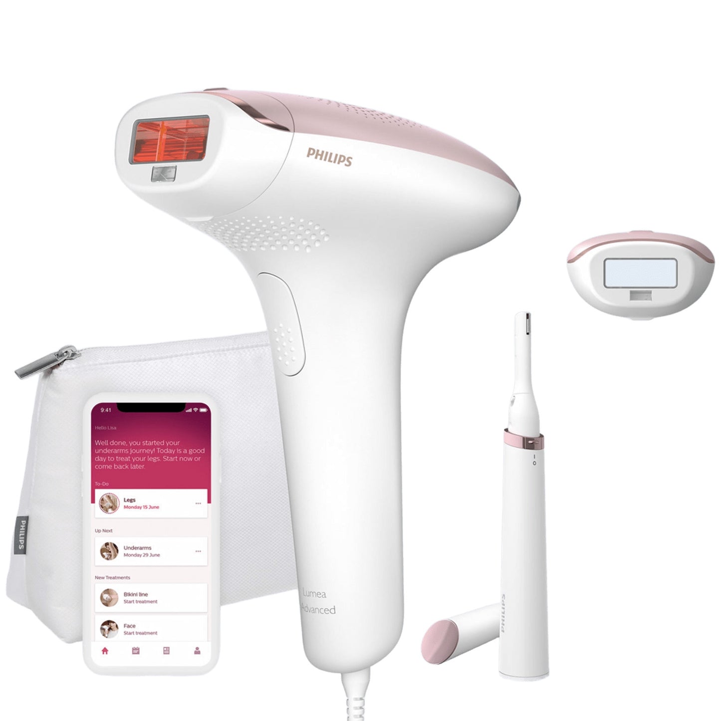 IPL Hair Removal Device, 5 Intensity Settings, Corded Use