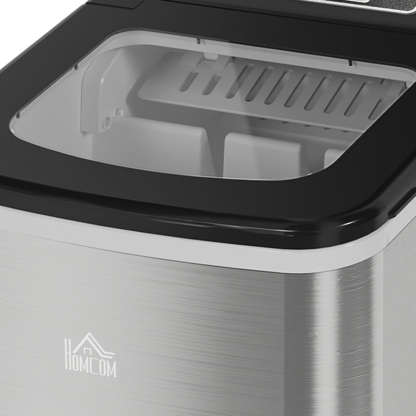 Portable ice cube maker - 9 cubes in 8 min, self cleaning