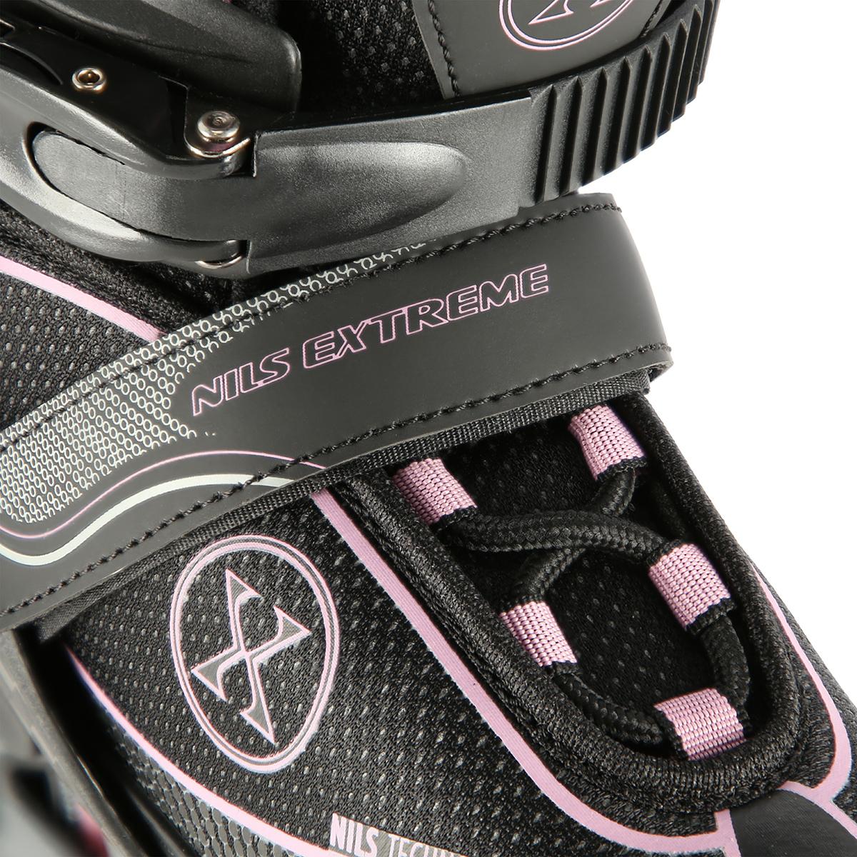 In-Line Skates, Black-Pink, Size S (31-34)