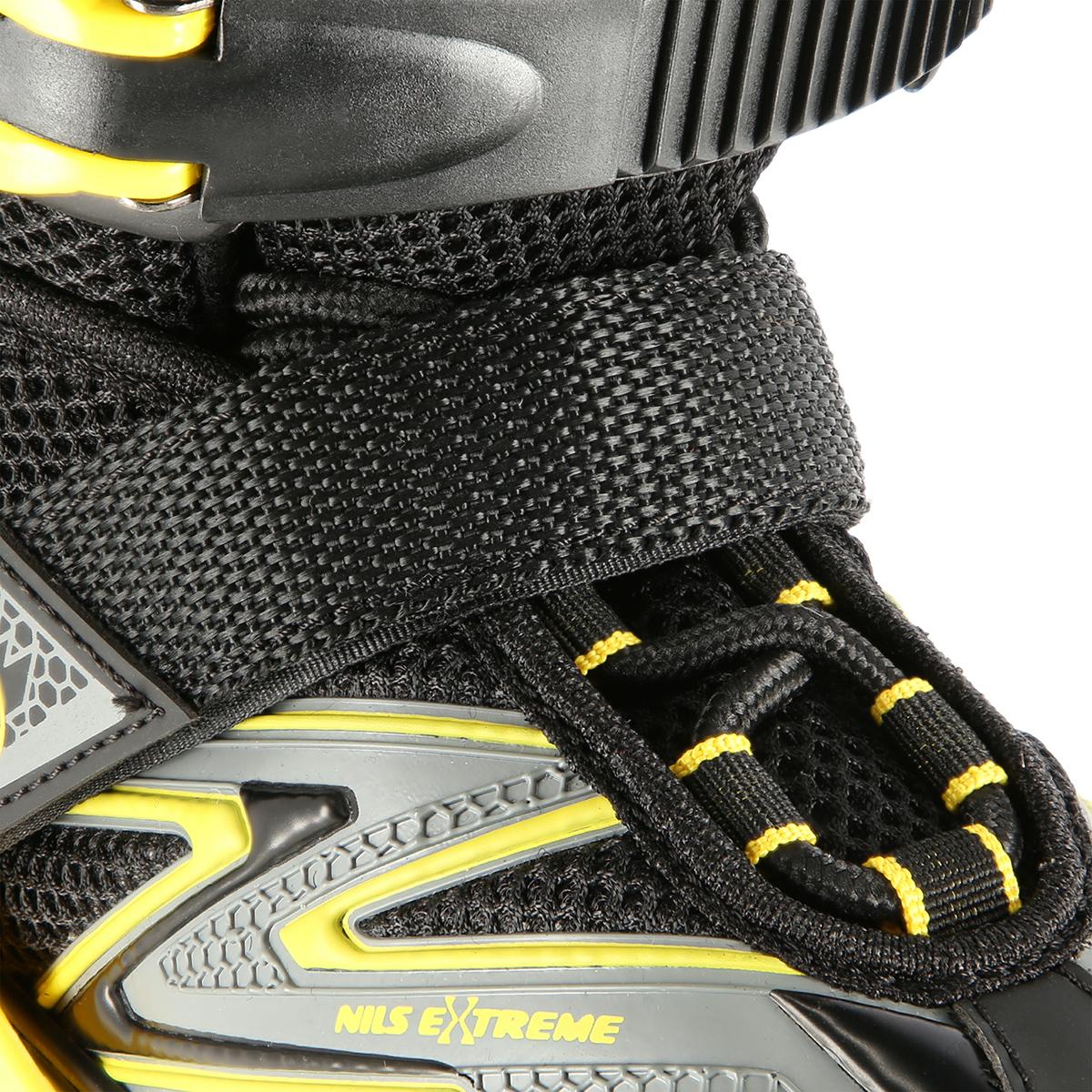 In-Line Skates, Black-Yellow, Size L (39-42)