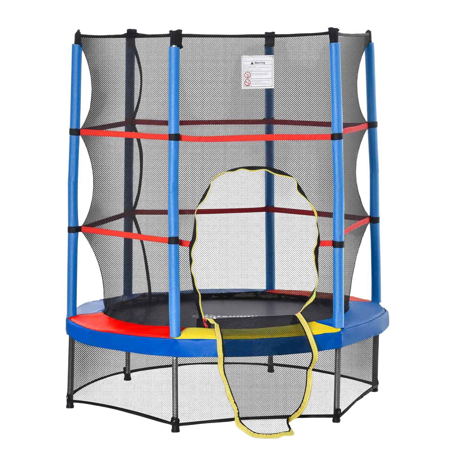 Indoor/outdoor children's trampoline with safety net, 140 cm