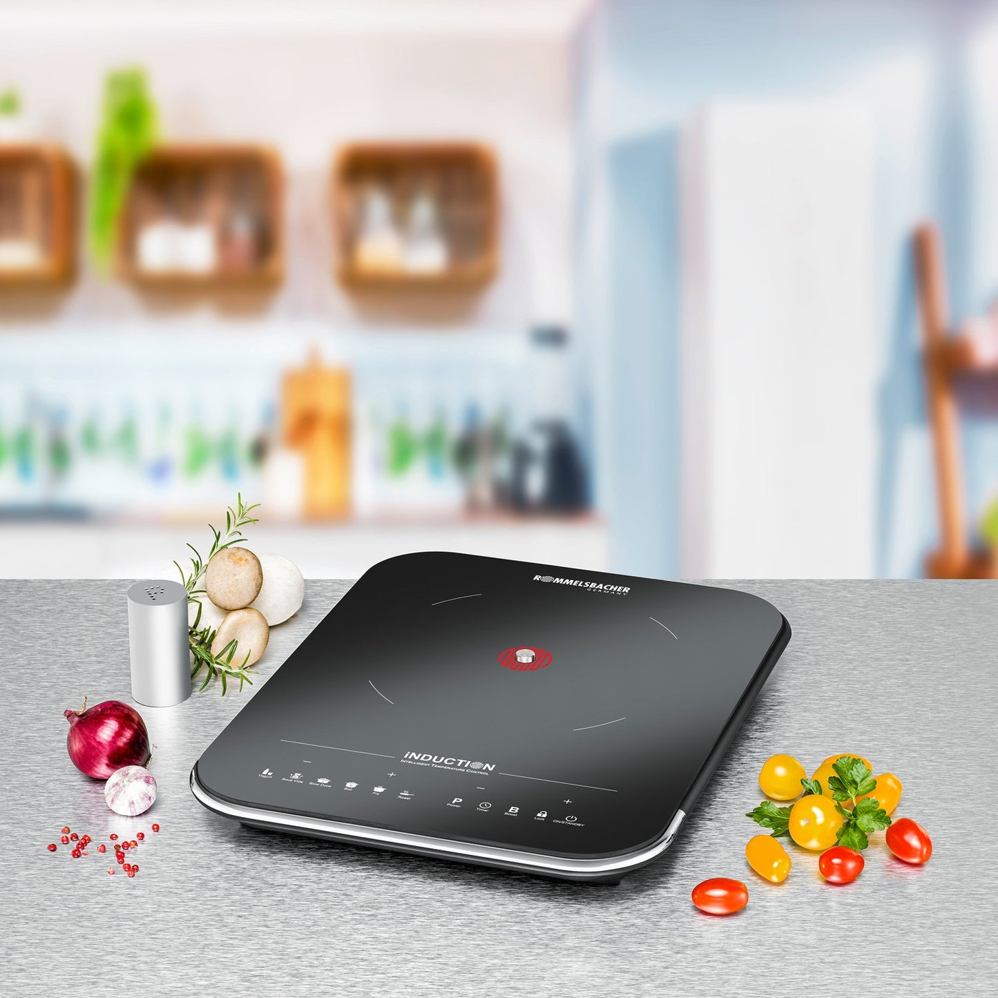 Induction plate w. temperature sensor CTS 2000/IN Touch Control