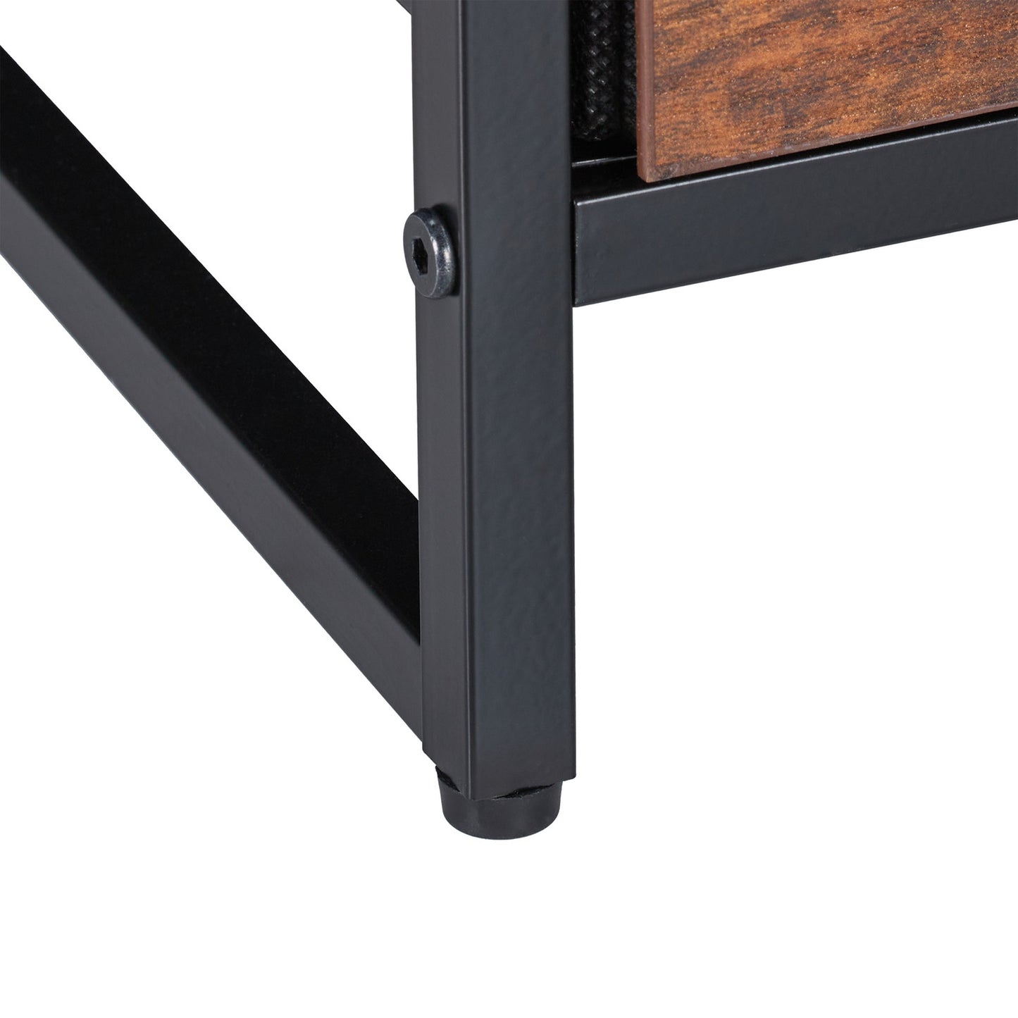 Industrial Style Night Stand with Drawer